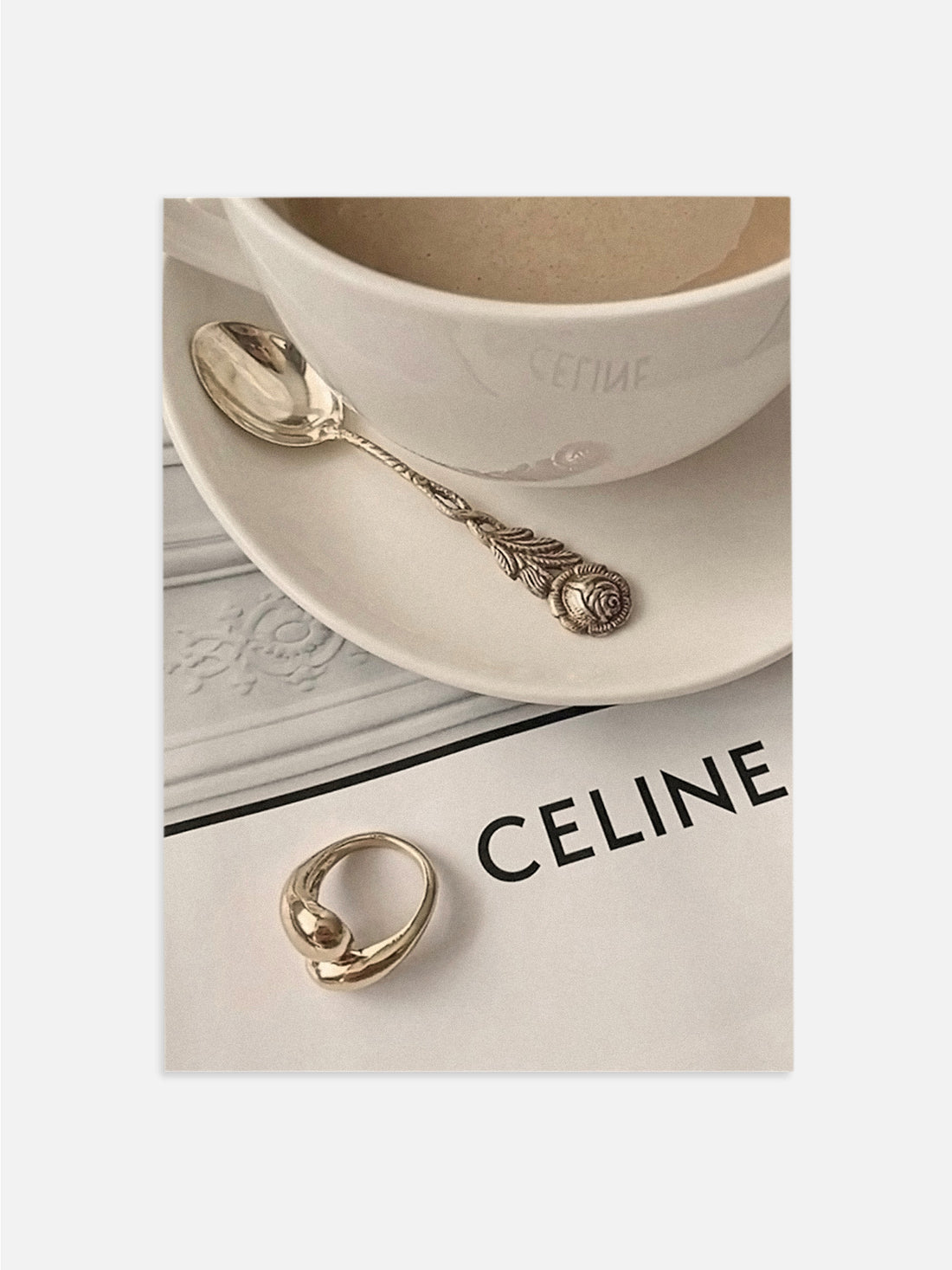 Warm Celine Fashion Poster