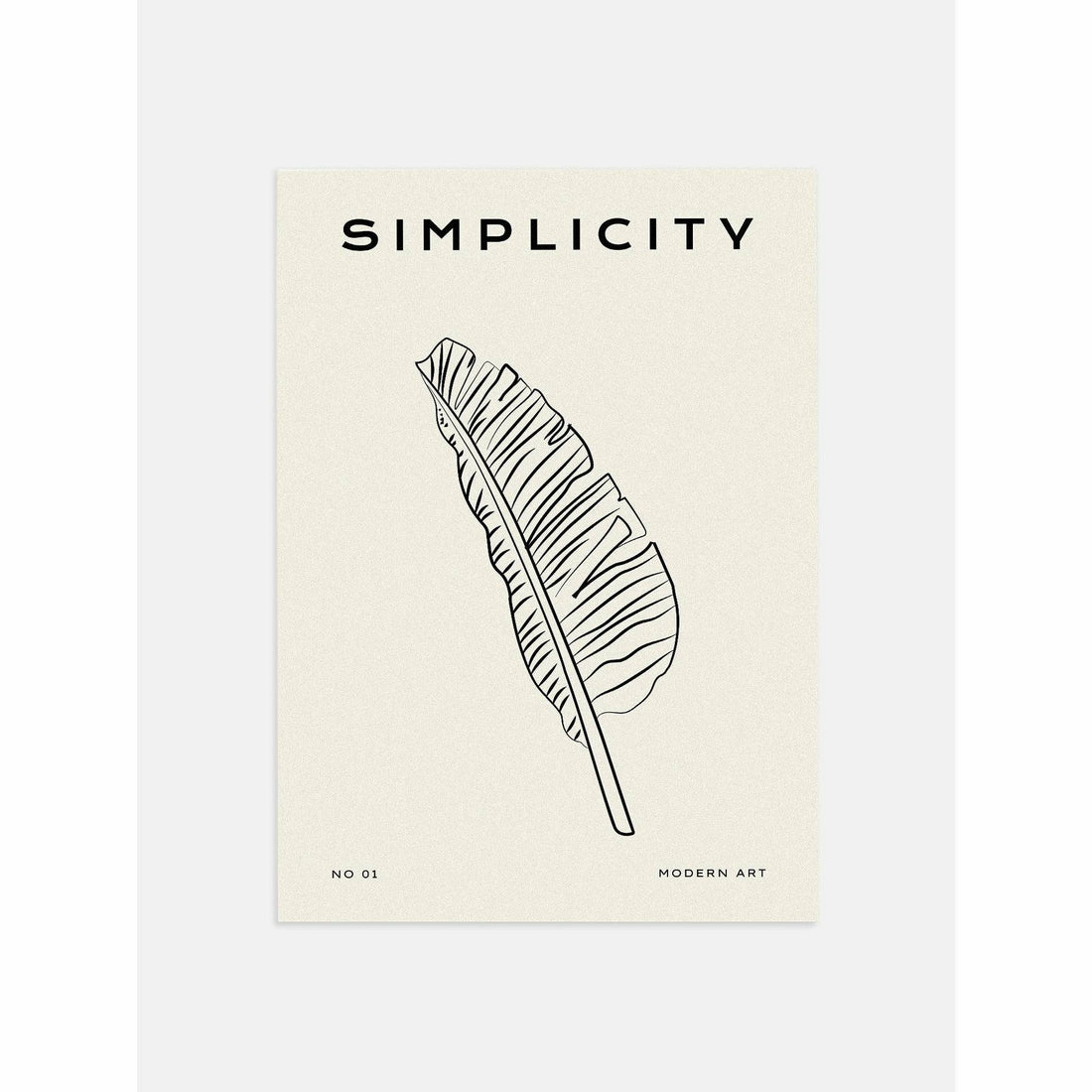 A Simple Leaf Poster