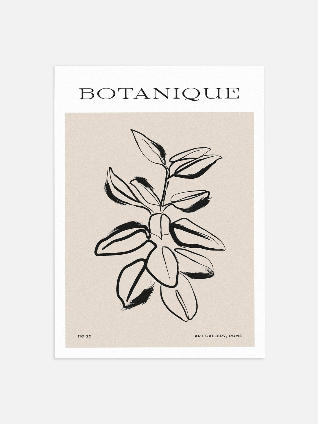 Neutral Plant Line Art