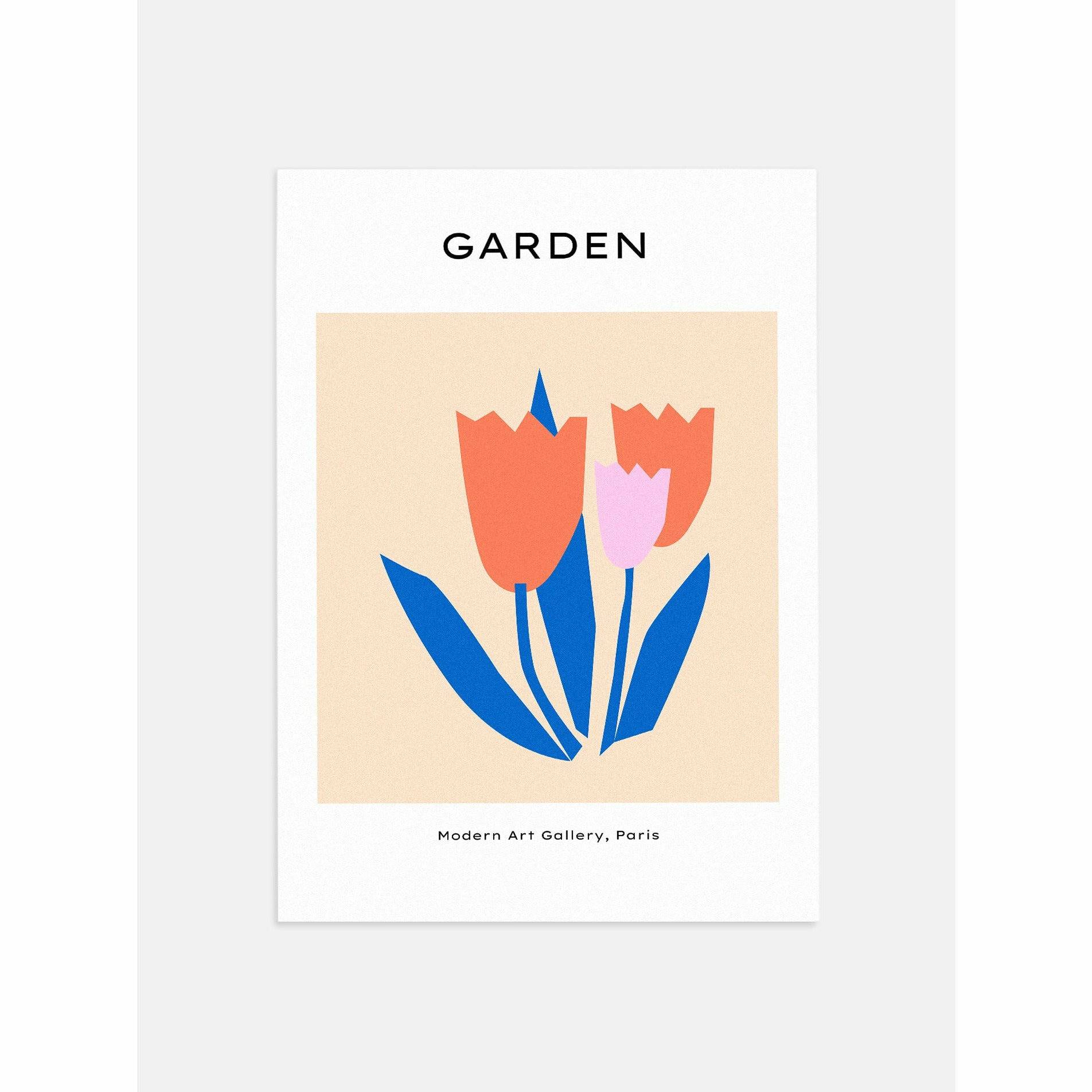 Tulip Garden Bedroom Wall Decor