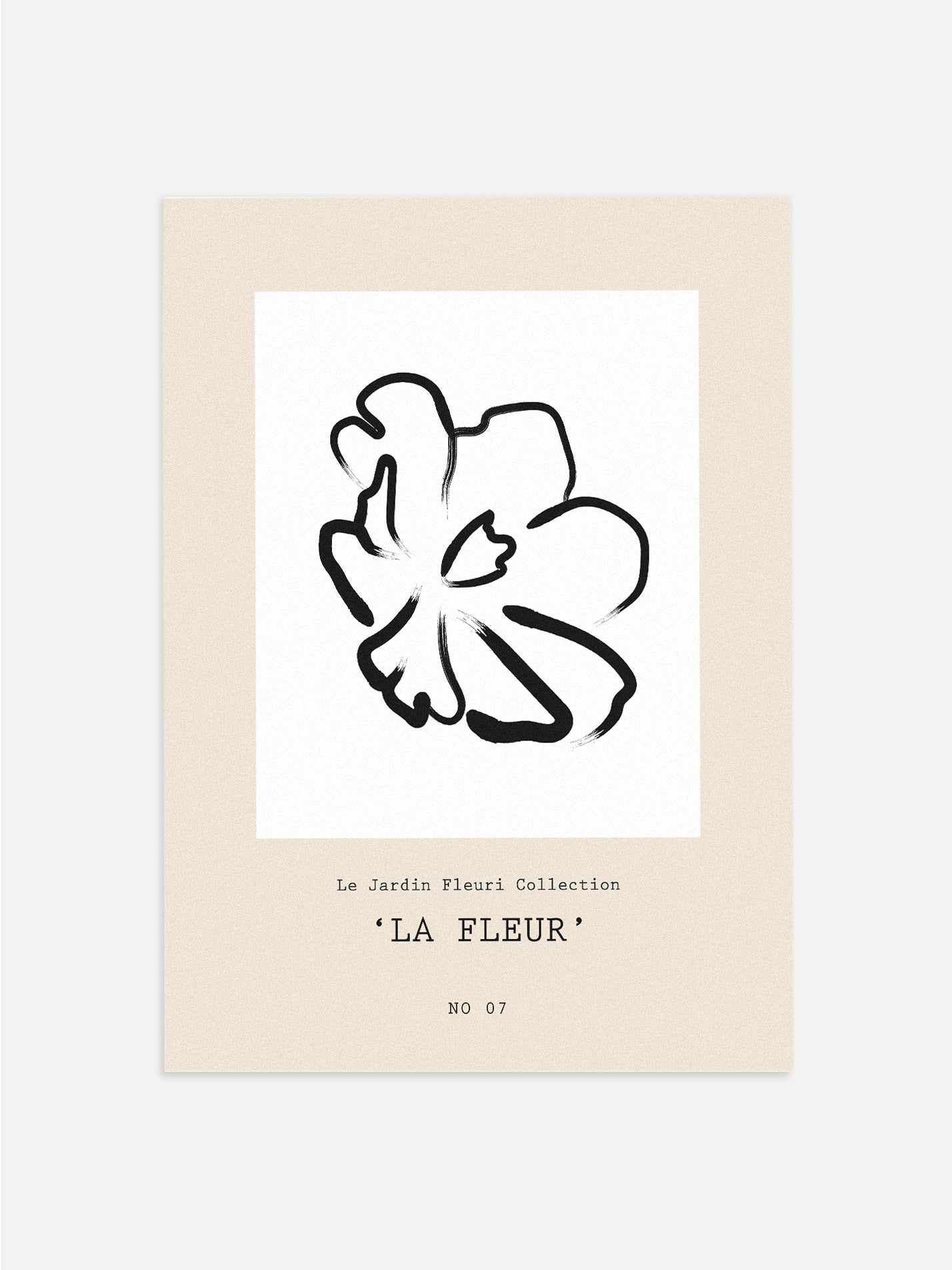 La Fleur Brushed Bedroom Wall Art