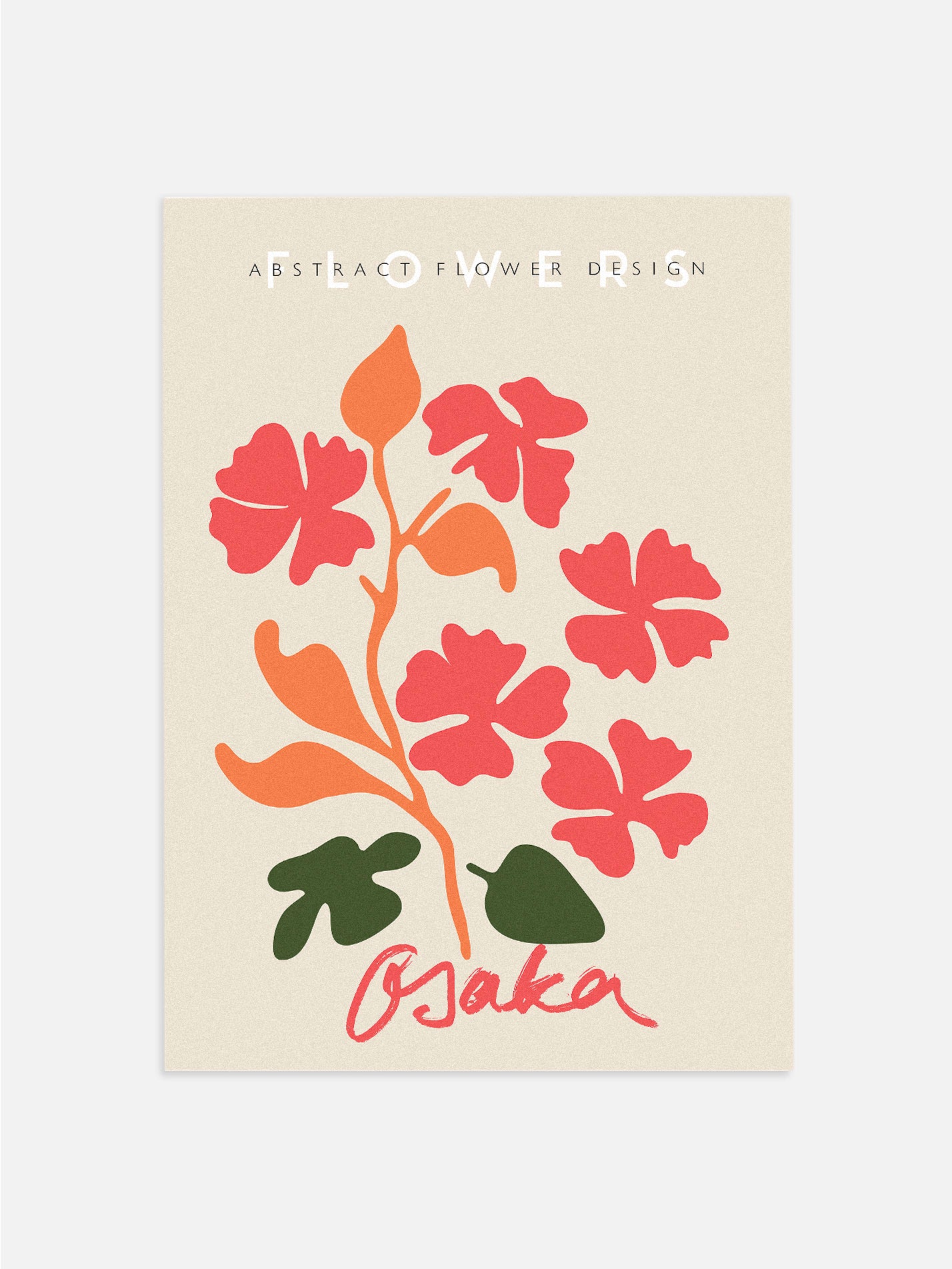 Osaka Abstract Flower Design
