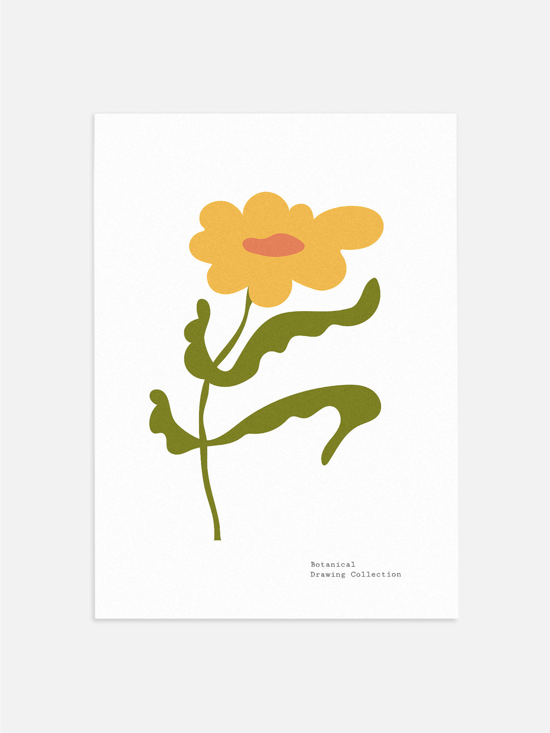 Botanical Yellow Flower