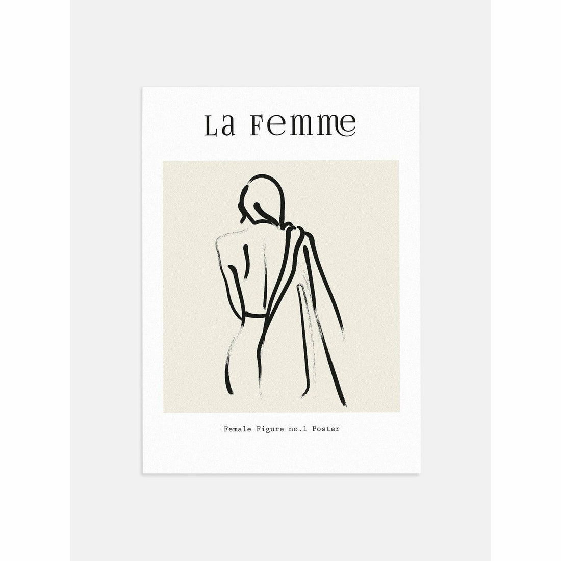 La Femme Figure Wall Art for Room