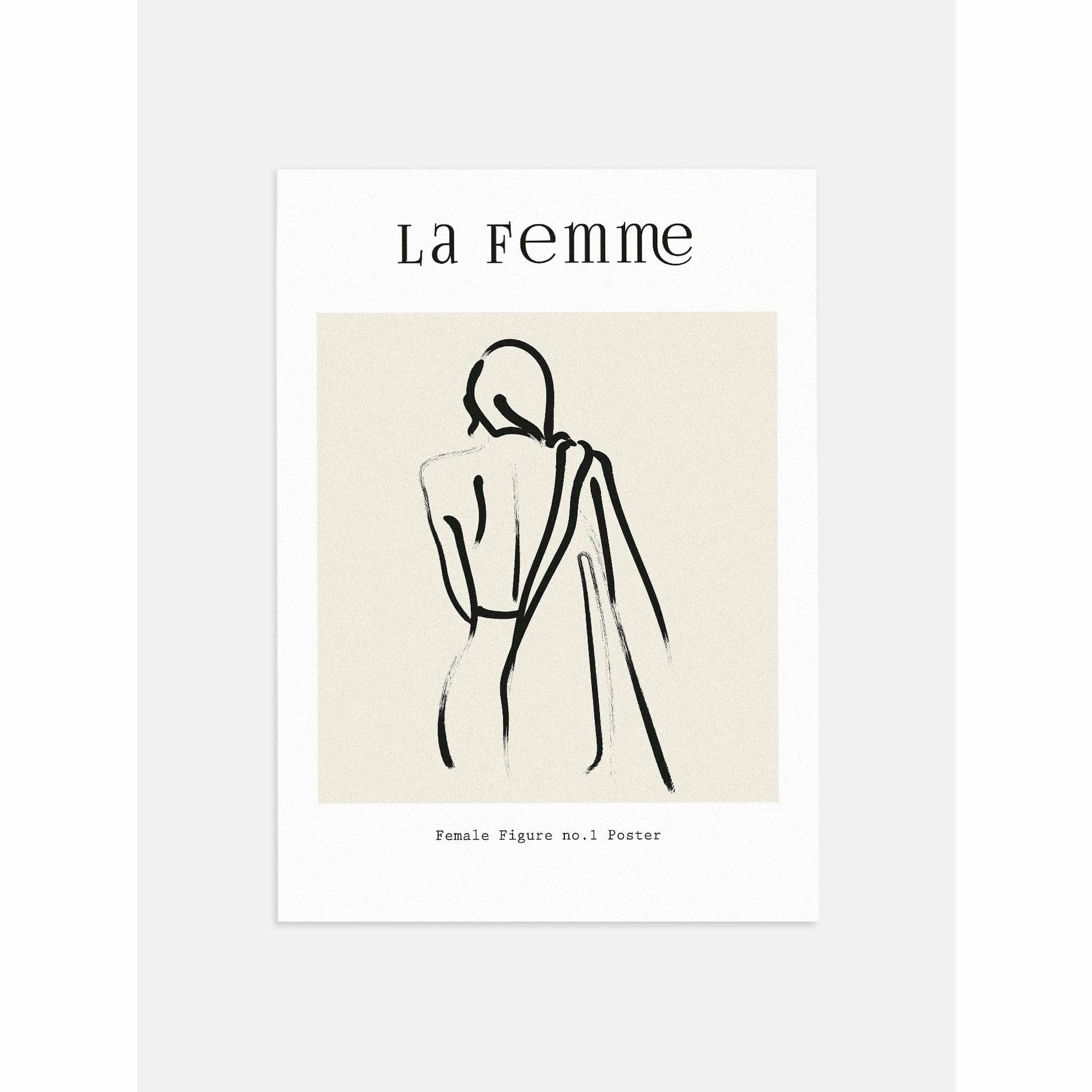 La Femme Figure Wall Art for Room