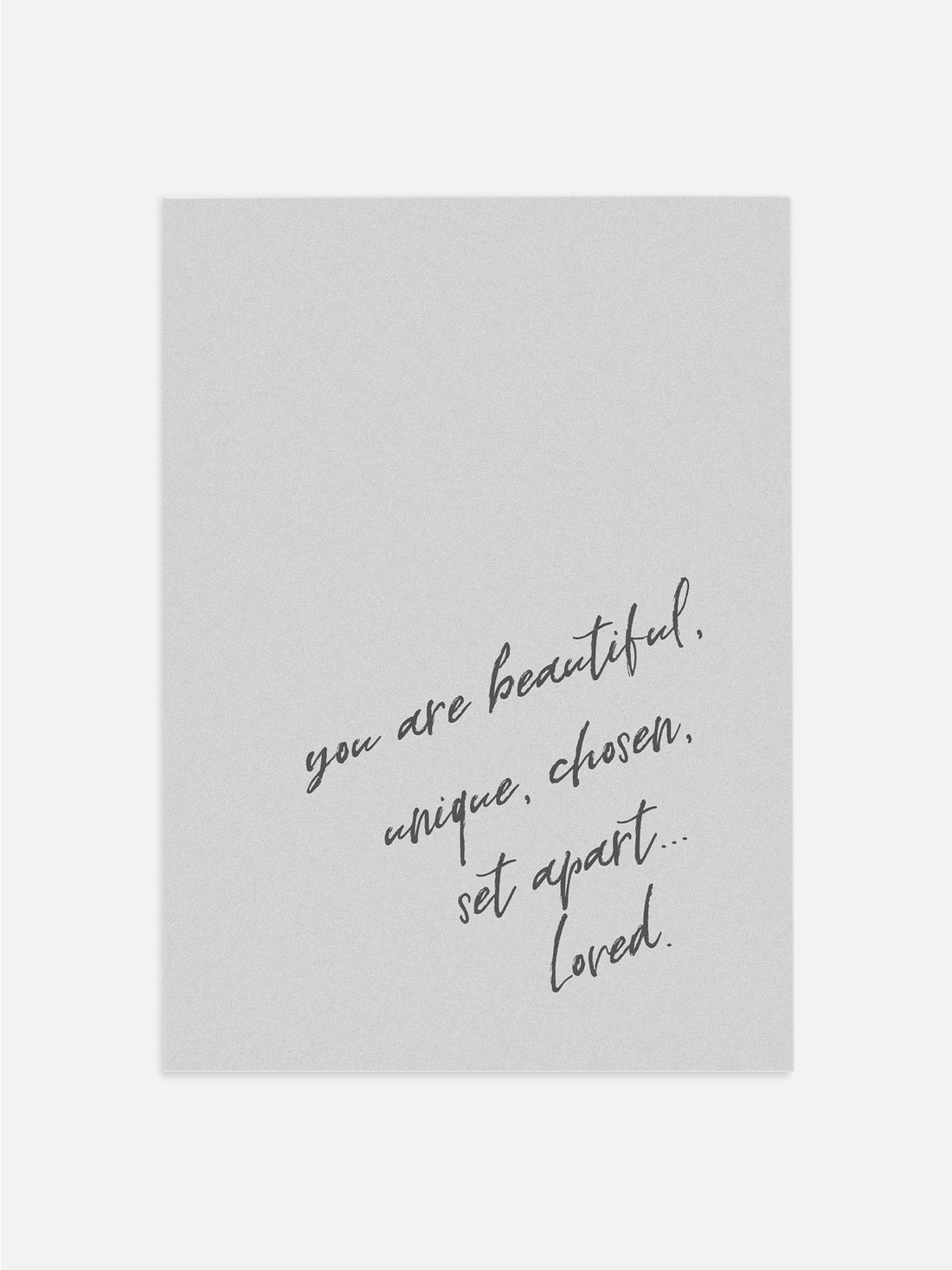 You Are Chosen