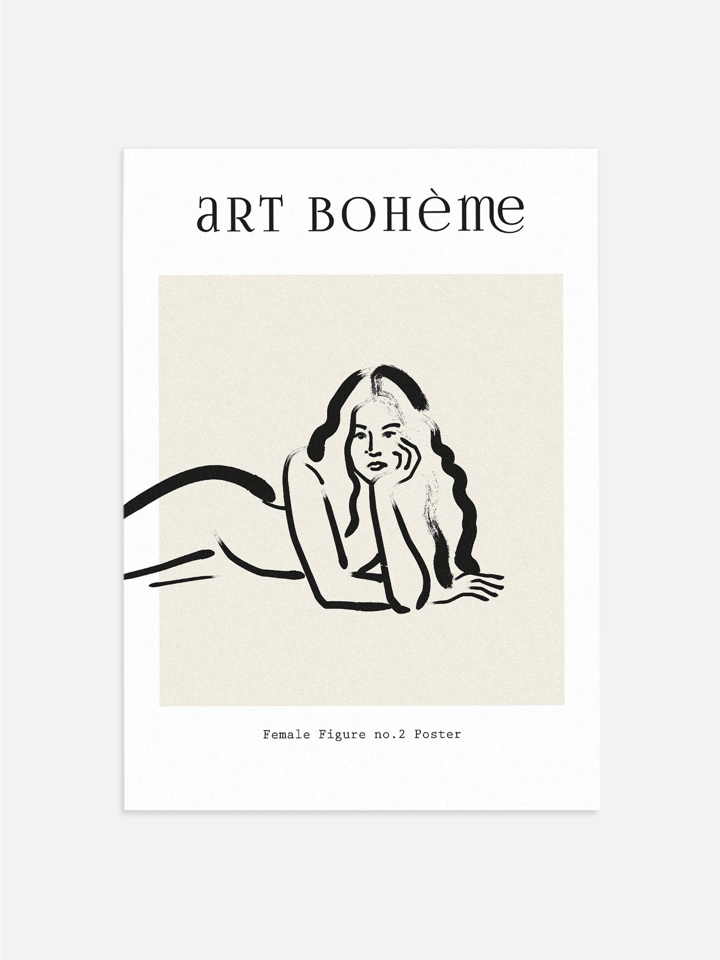 Female Figure No. 2 Neutral Wall Art