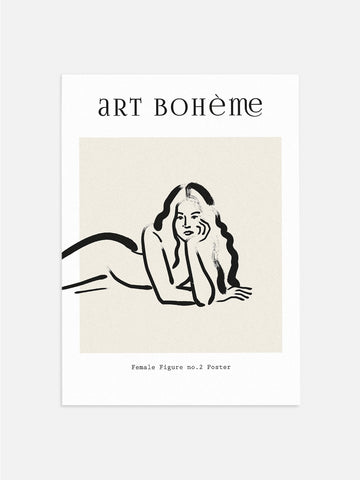 Female Figure No. 2 Neutral Wall Art