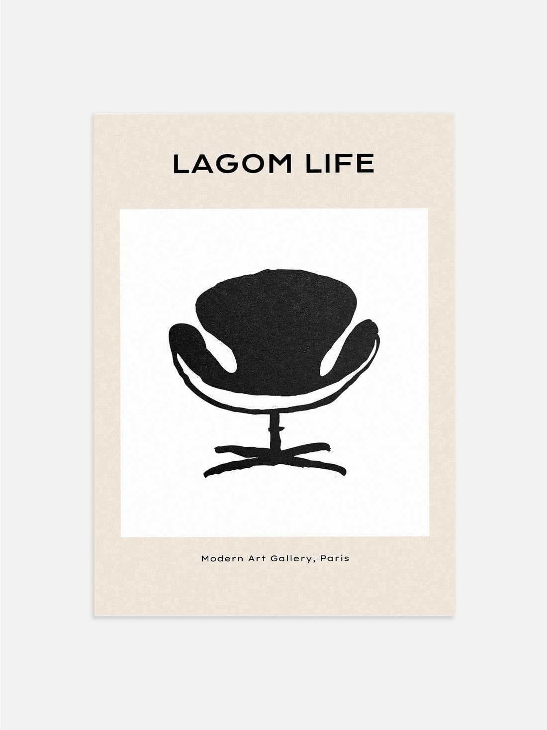 Swan Chair Poster