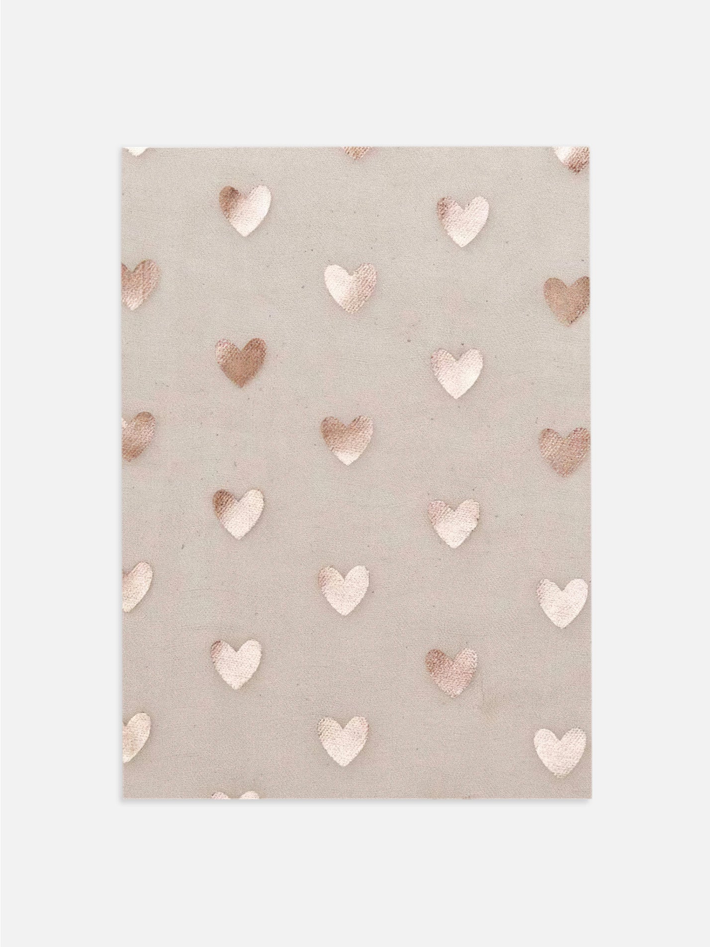 Foil Hearts Wallpaper