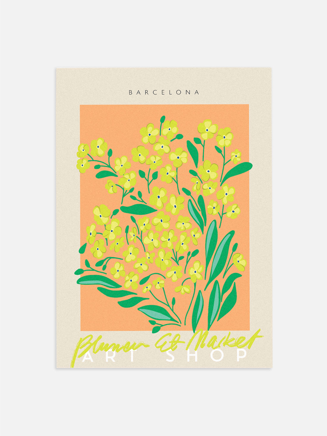 Barcelona Flower Marker