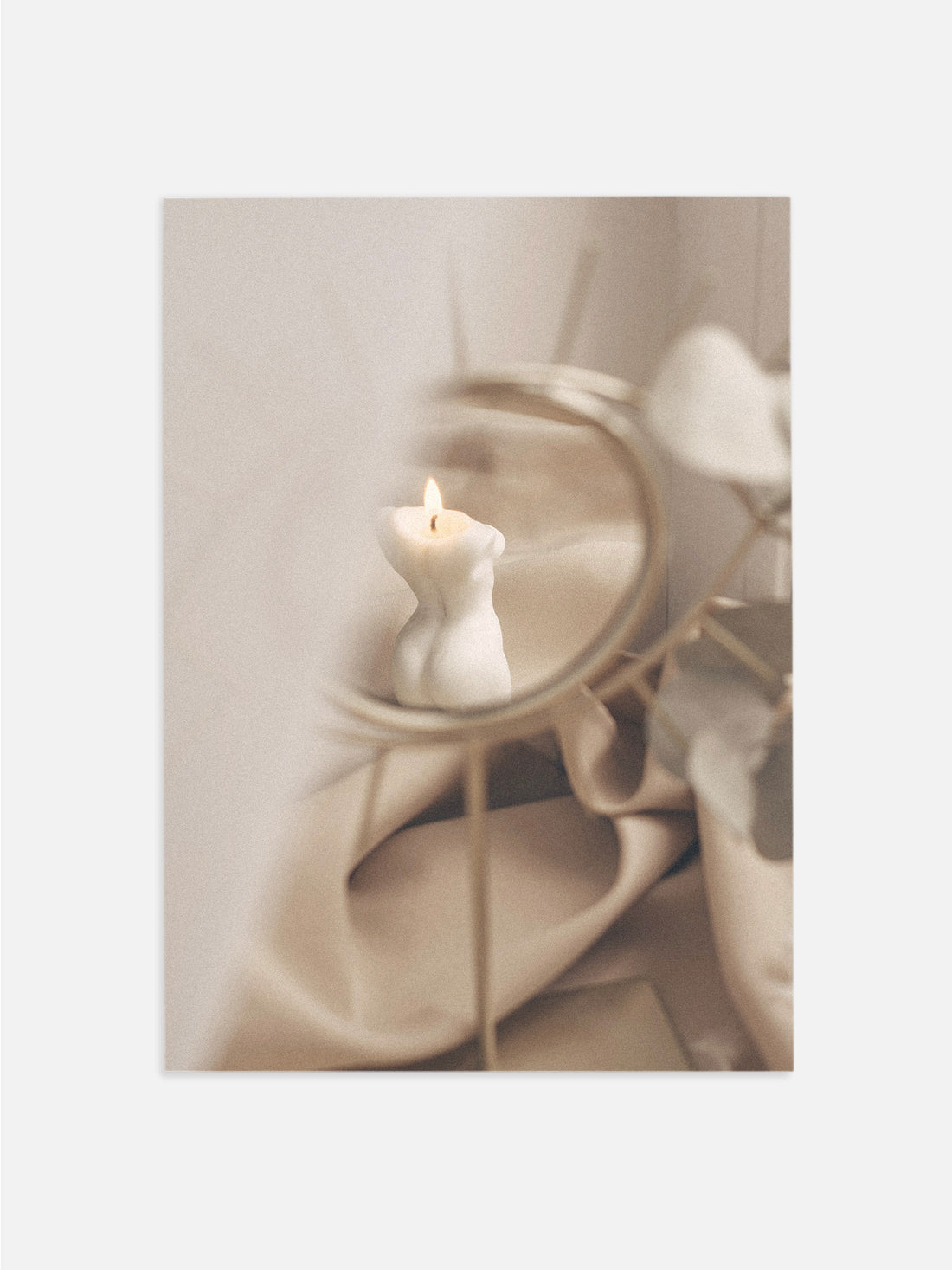 A Candle Reflection