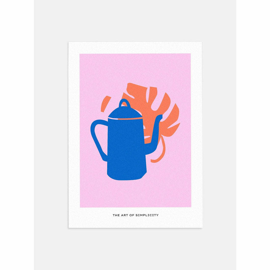 Minimalistic Tea Kettle Kitchen Wall Art