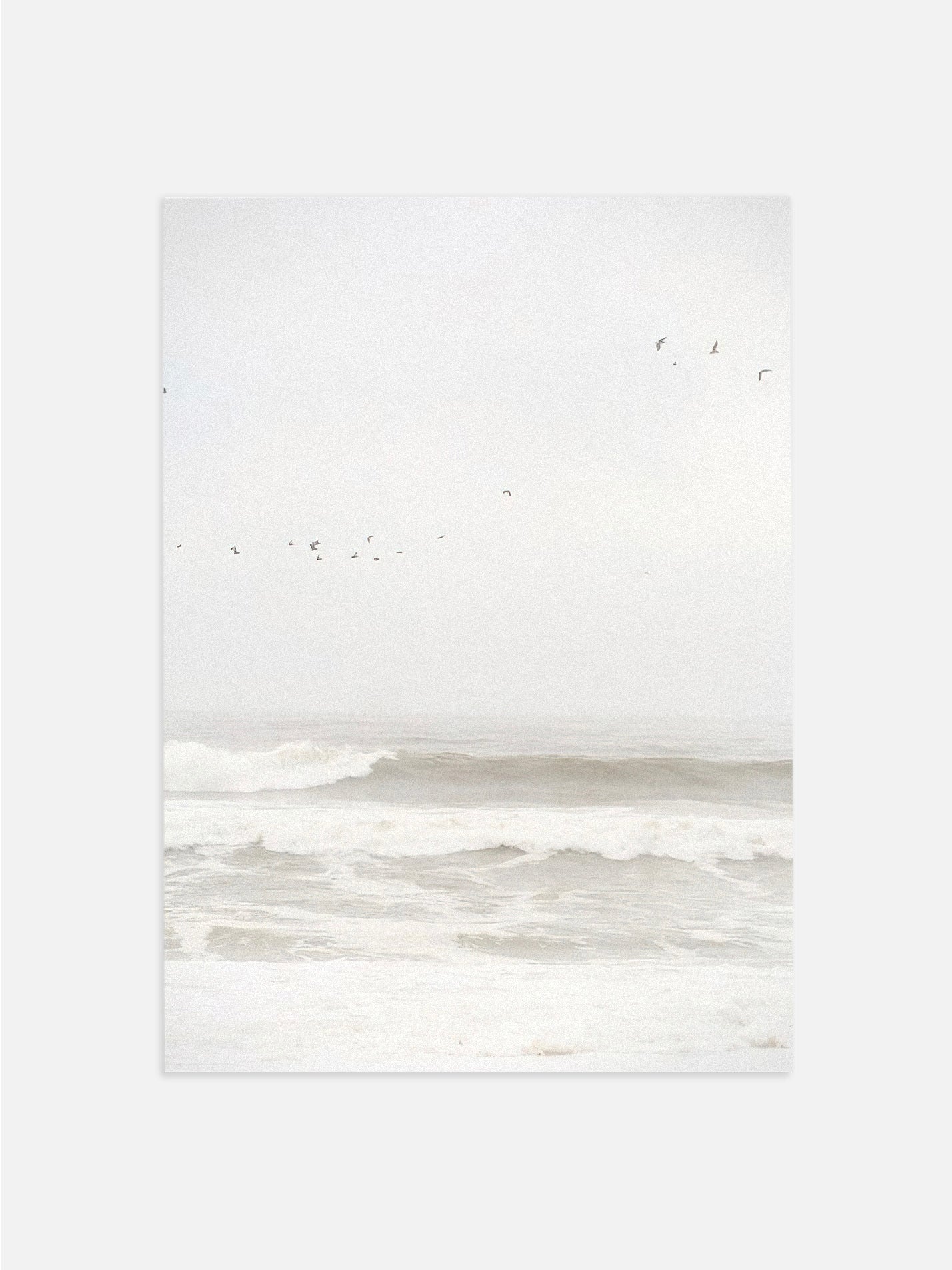 Beige Beach Print