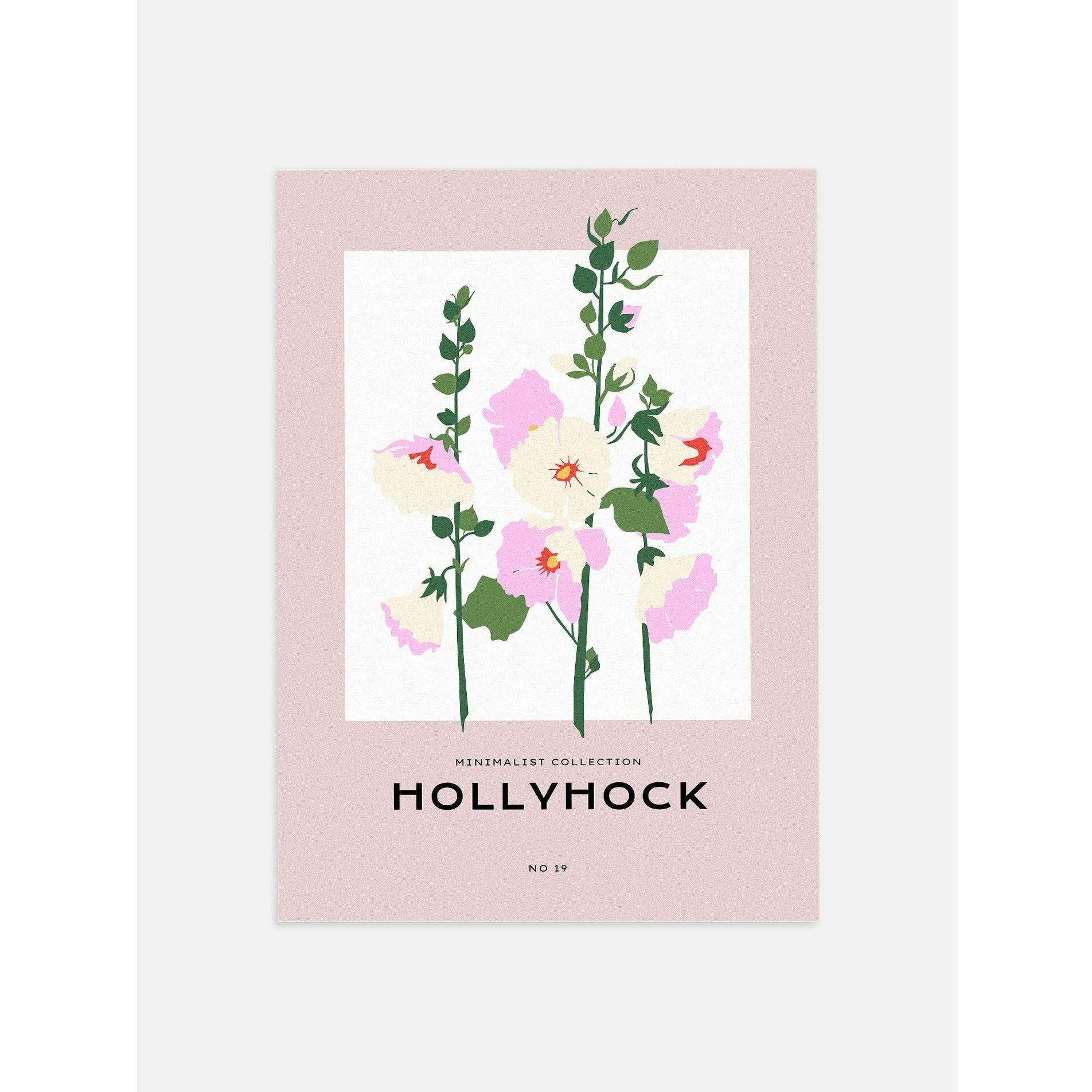Hollyhock Bedroom Wall Decor