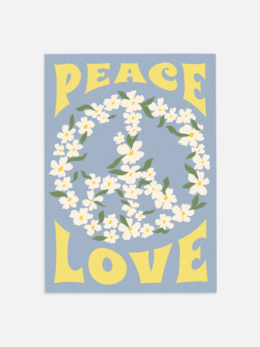 Peace Love Vintage Poster