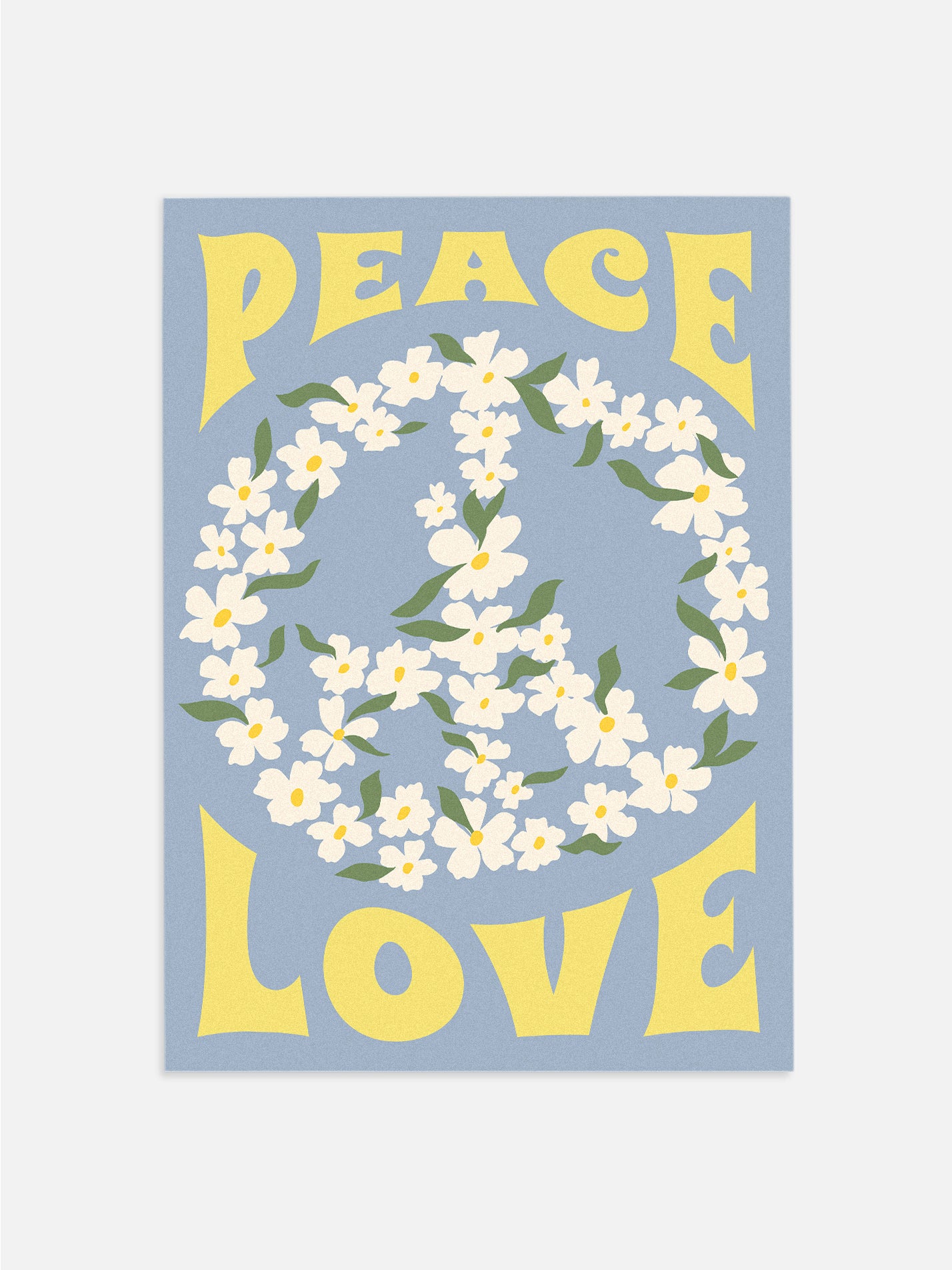 Peace Love Vintage Poster
