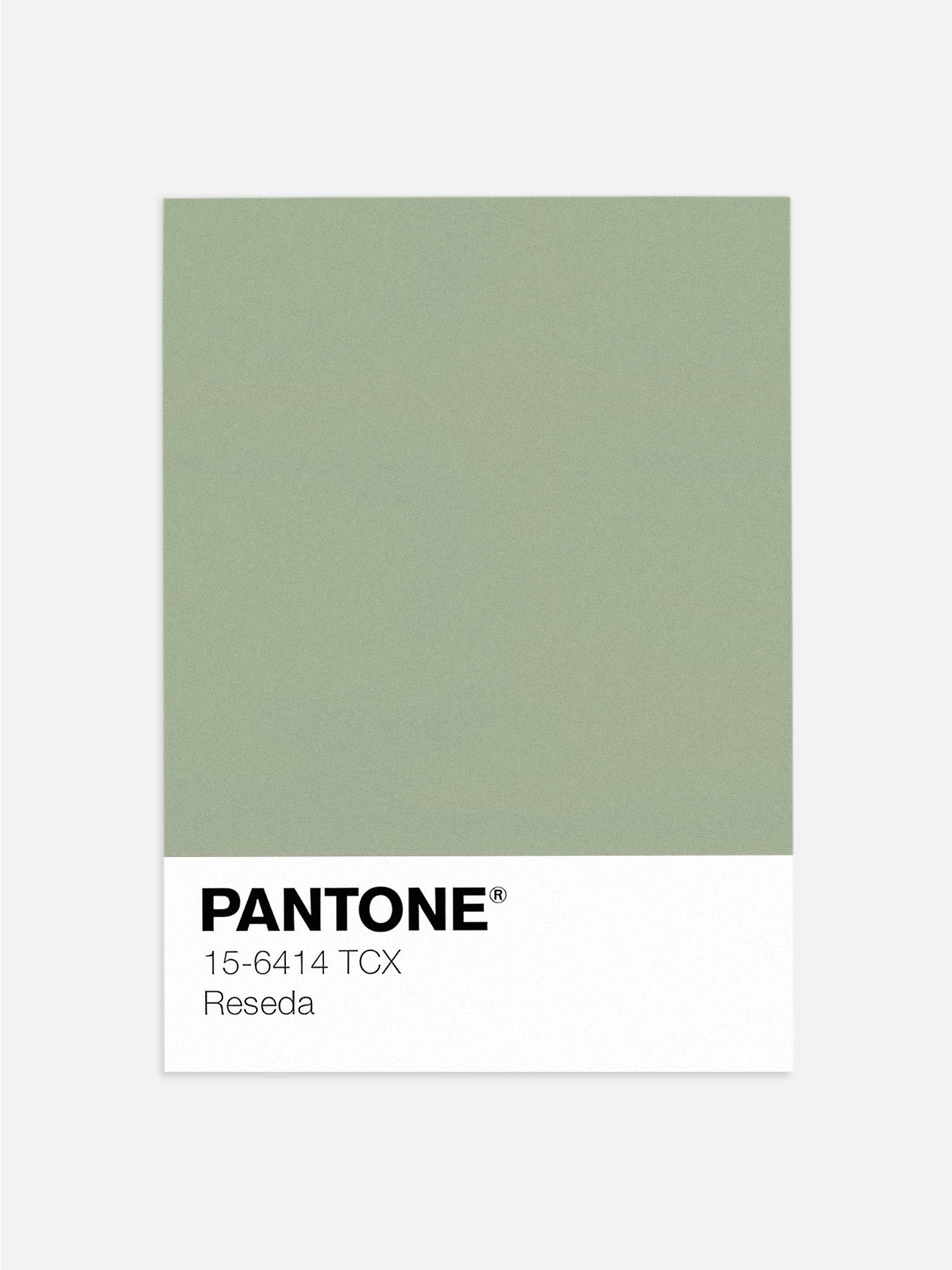 Pantone Reseda Poster