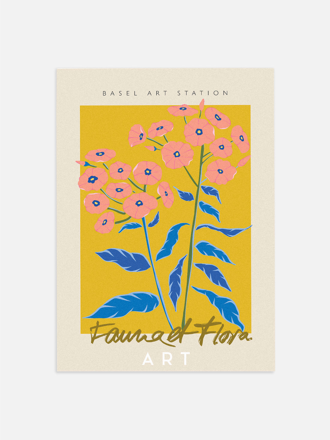Pink & Yellow Floral Wall Art