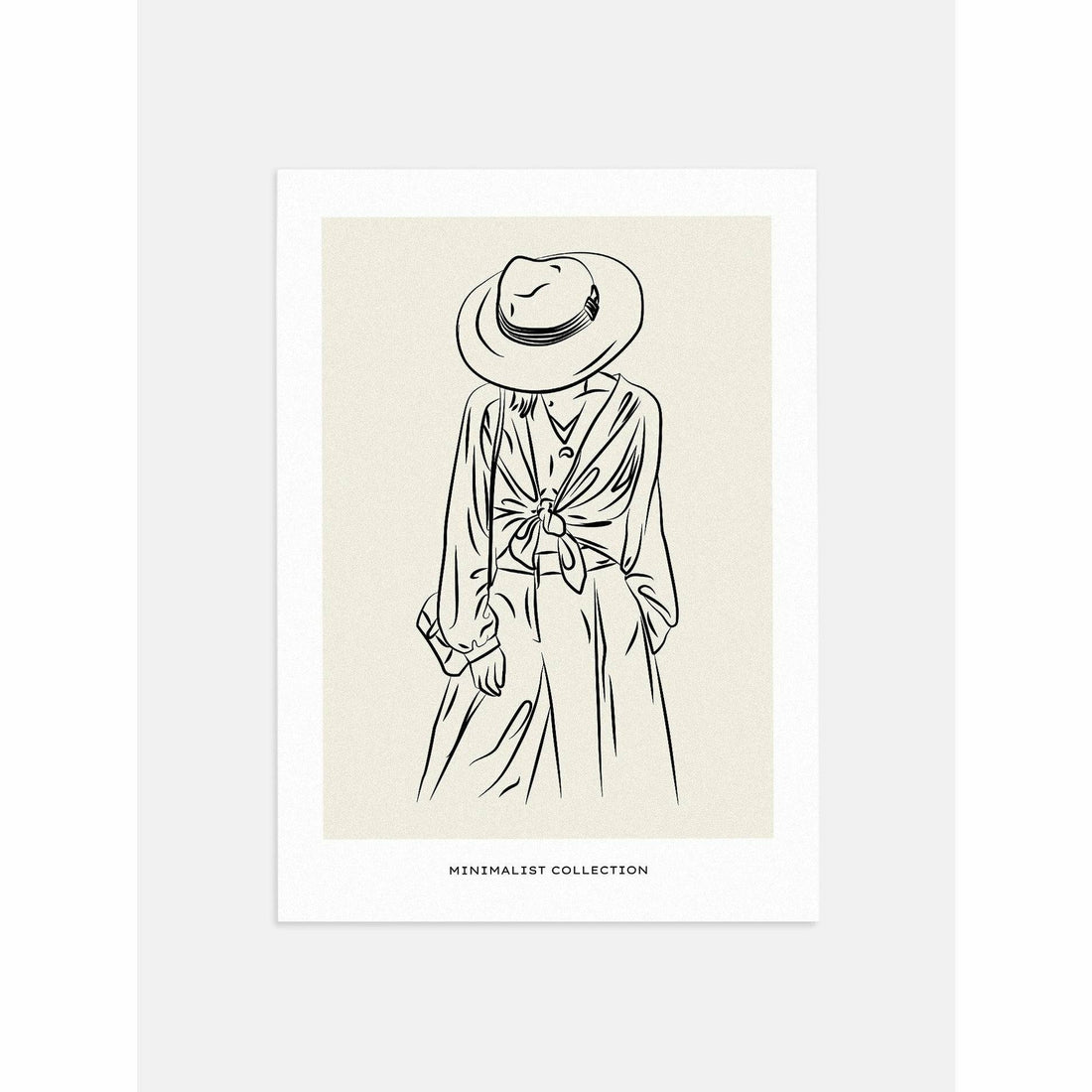 Neutral Fashion Art Poster