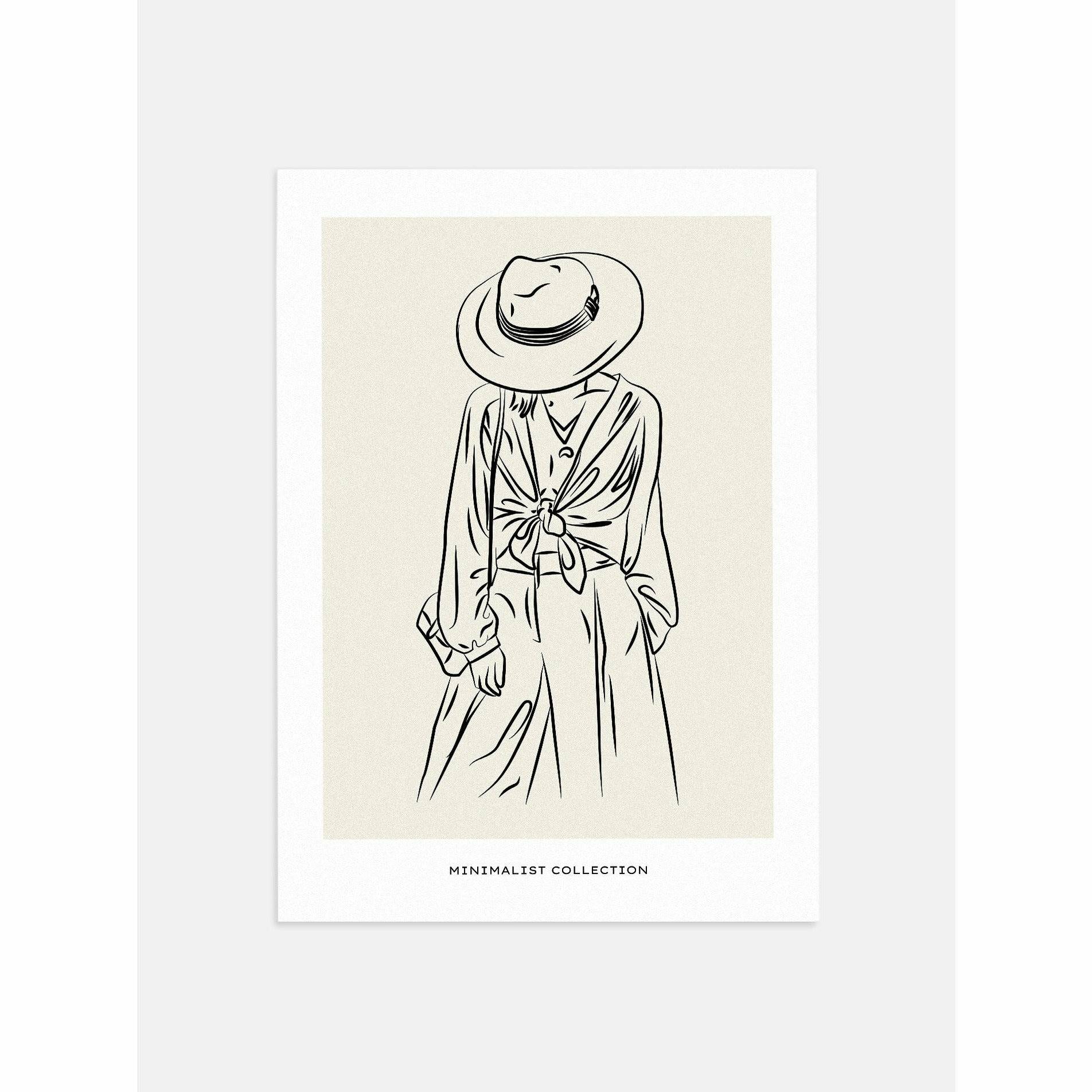 Neutral Fashion Art Poster