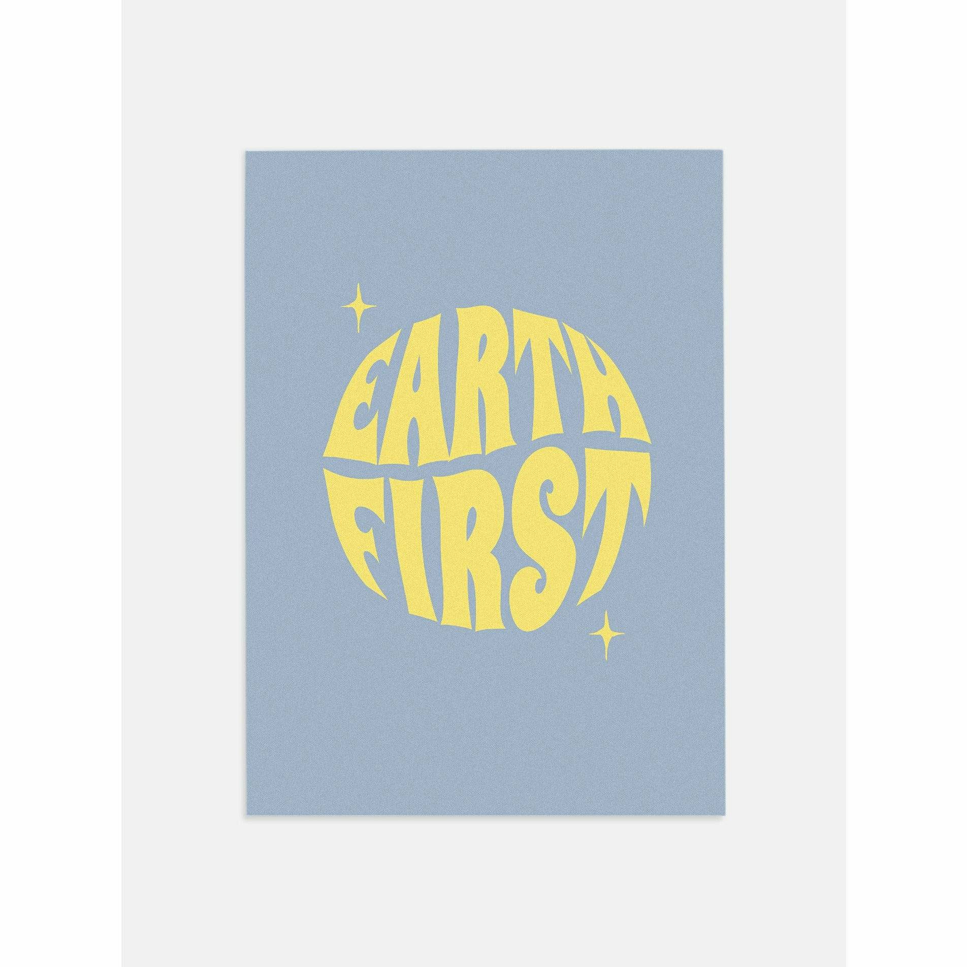 Earth First Retro Wall Art