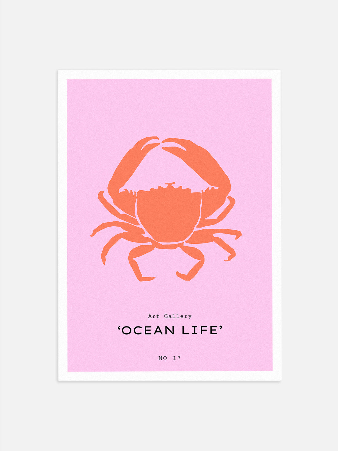 Ocean Life: Crab Poster