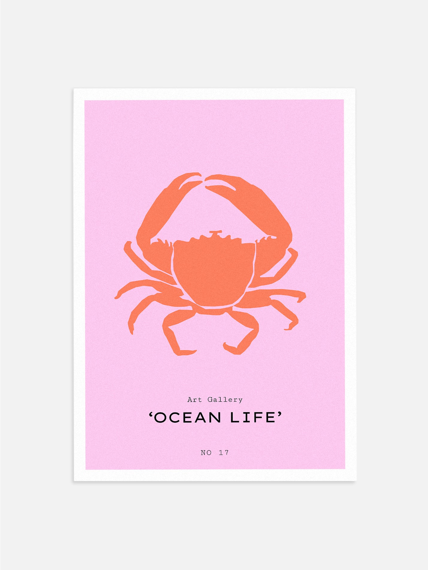 Ocean Life: Crab Poster