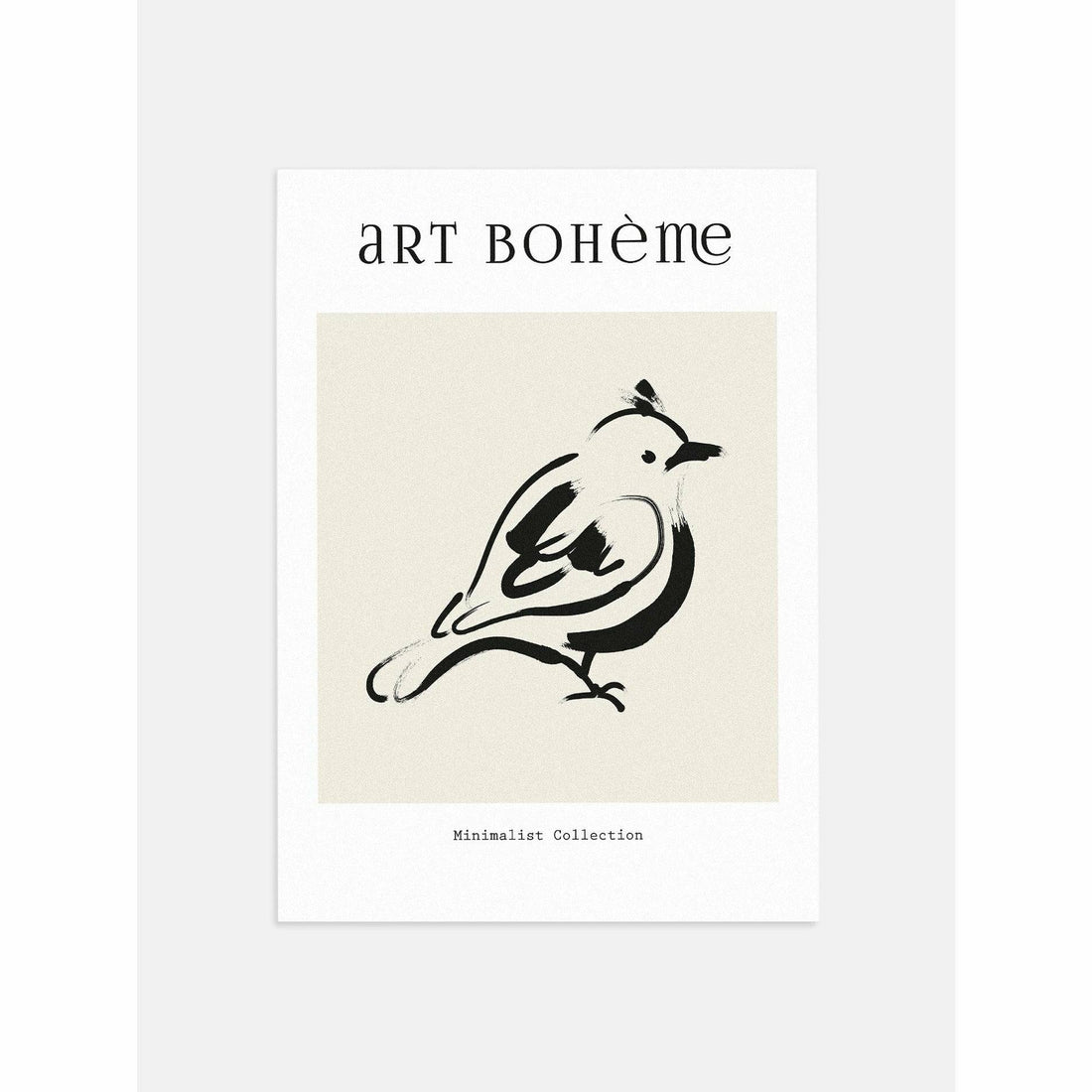 Neutral Animal Wall Decor with Bird