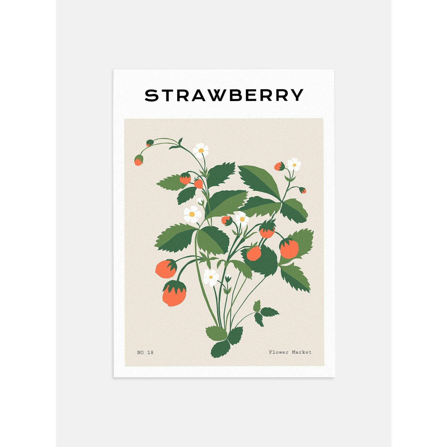 Strawberry Green Wall Art