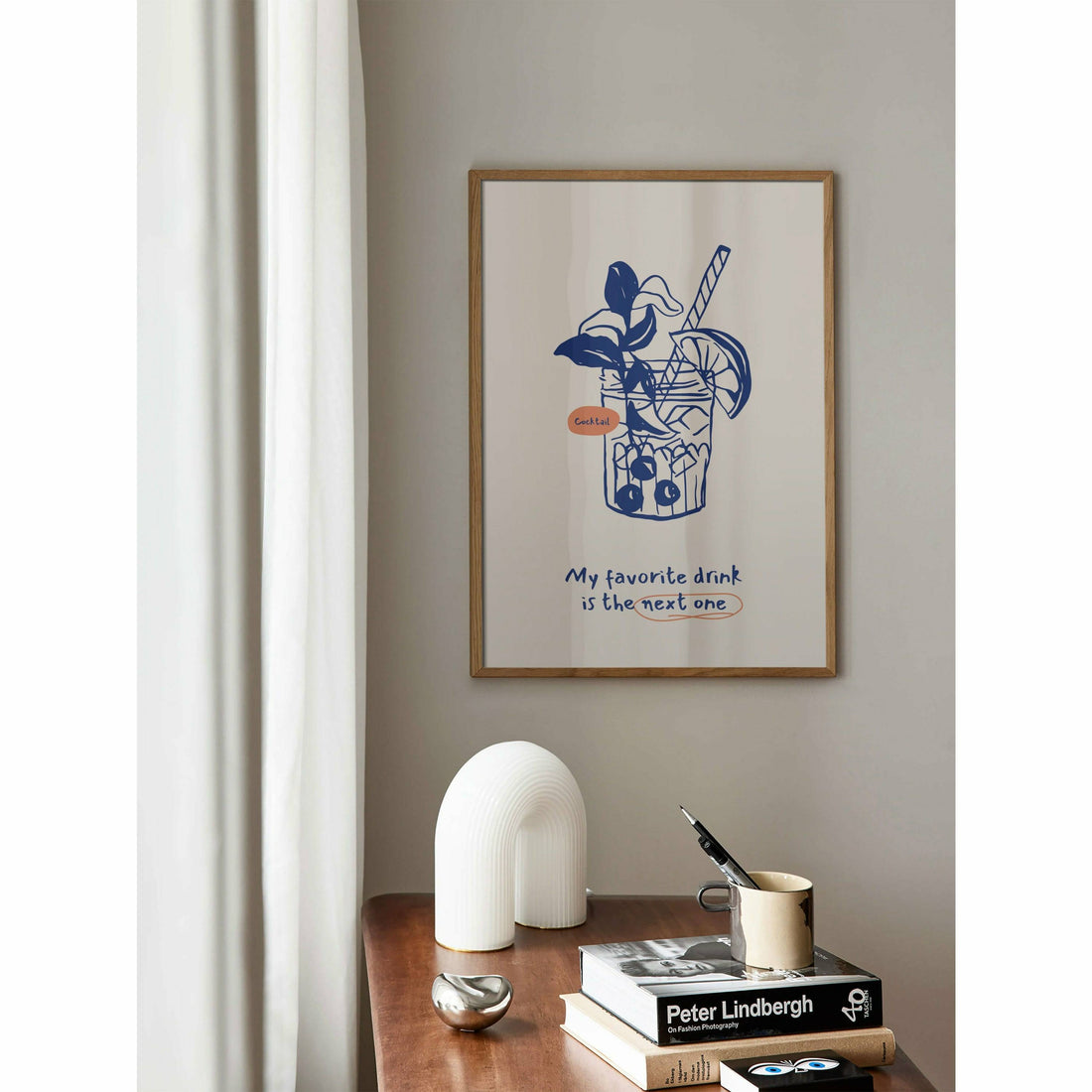 My Favorite Drink Neutral Wall Art