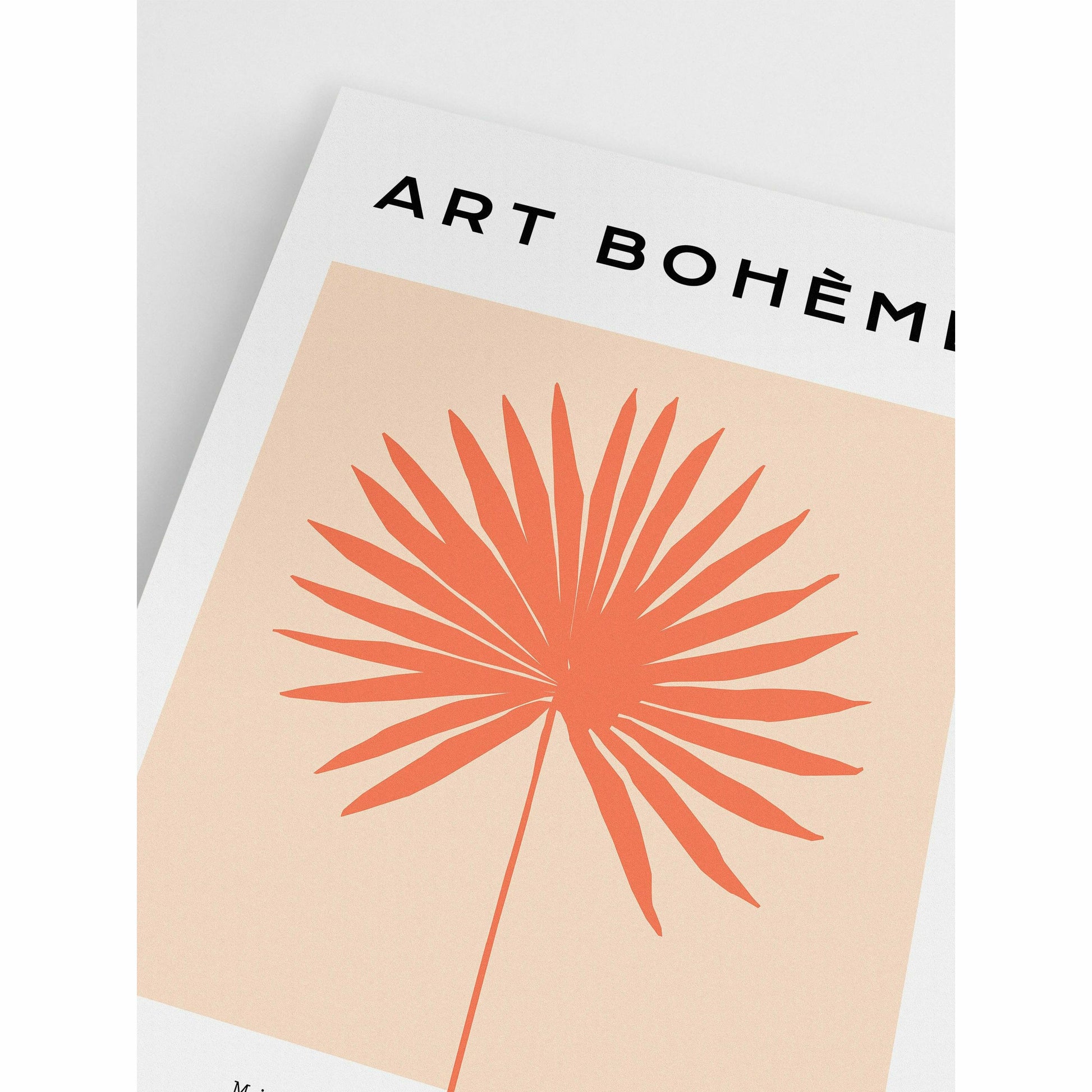 Palm Leaf Wall Art Poster