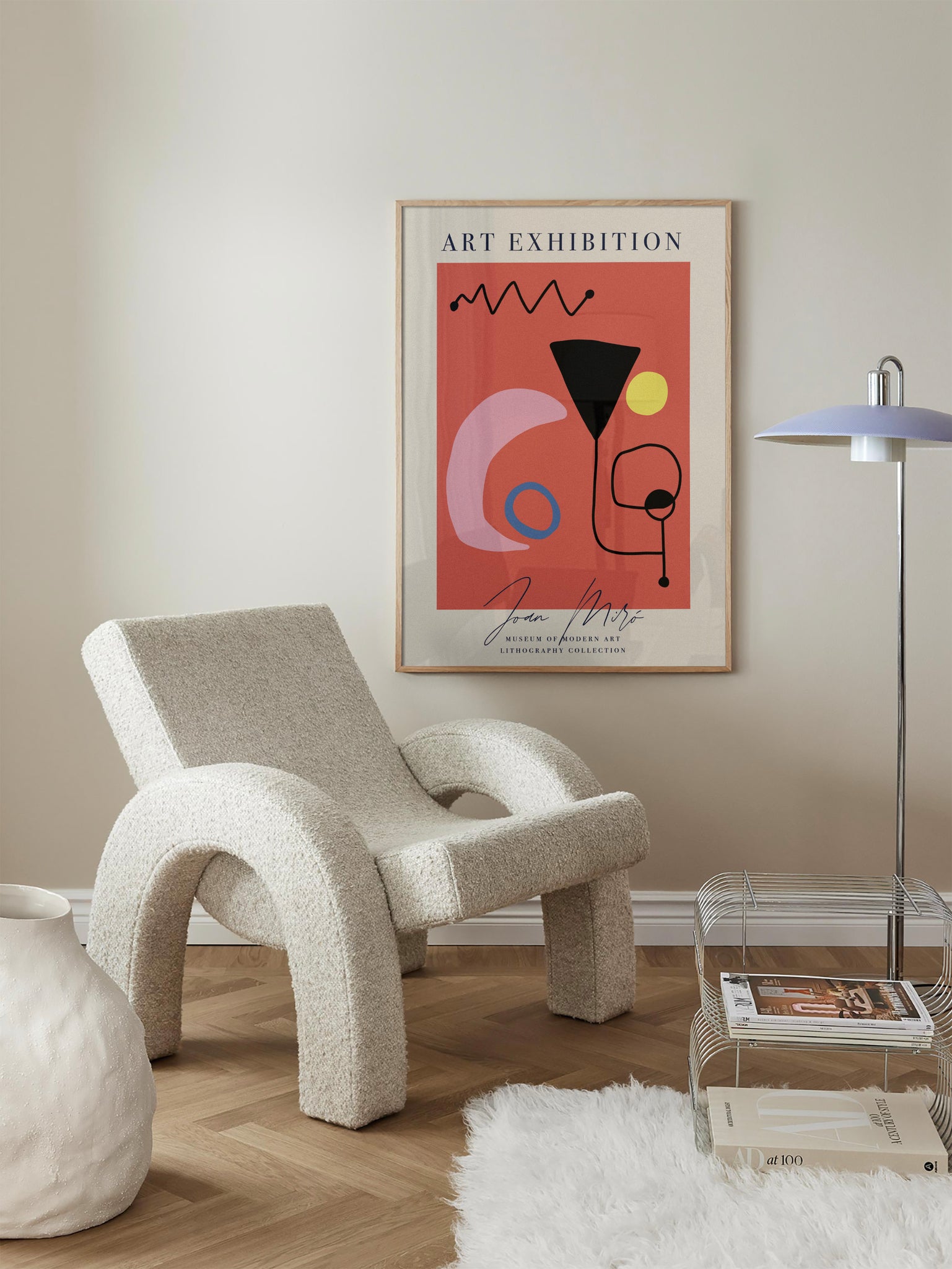 Joan Miró Red Moon Modern Art