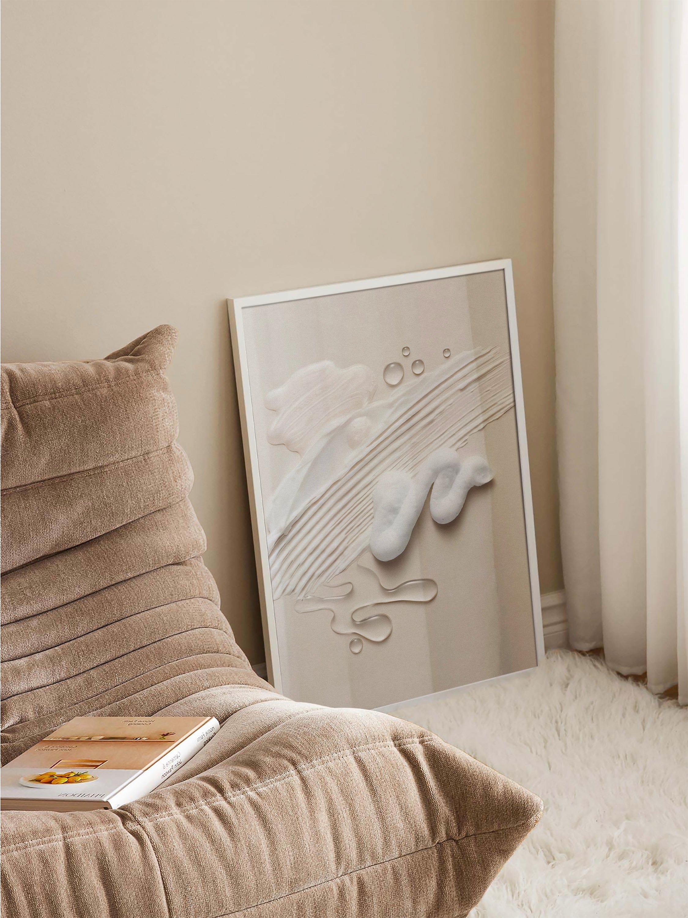 White Foams and Gels poster