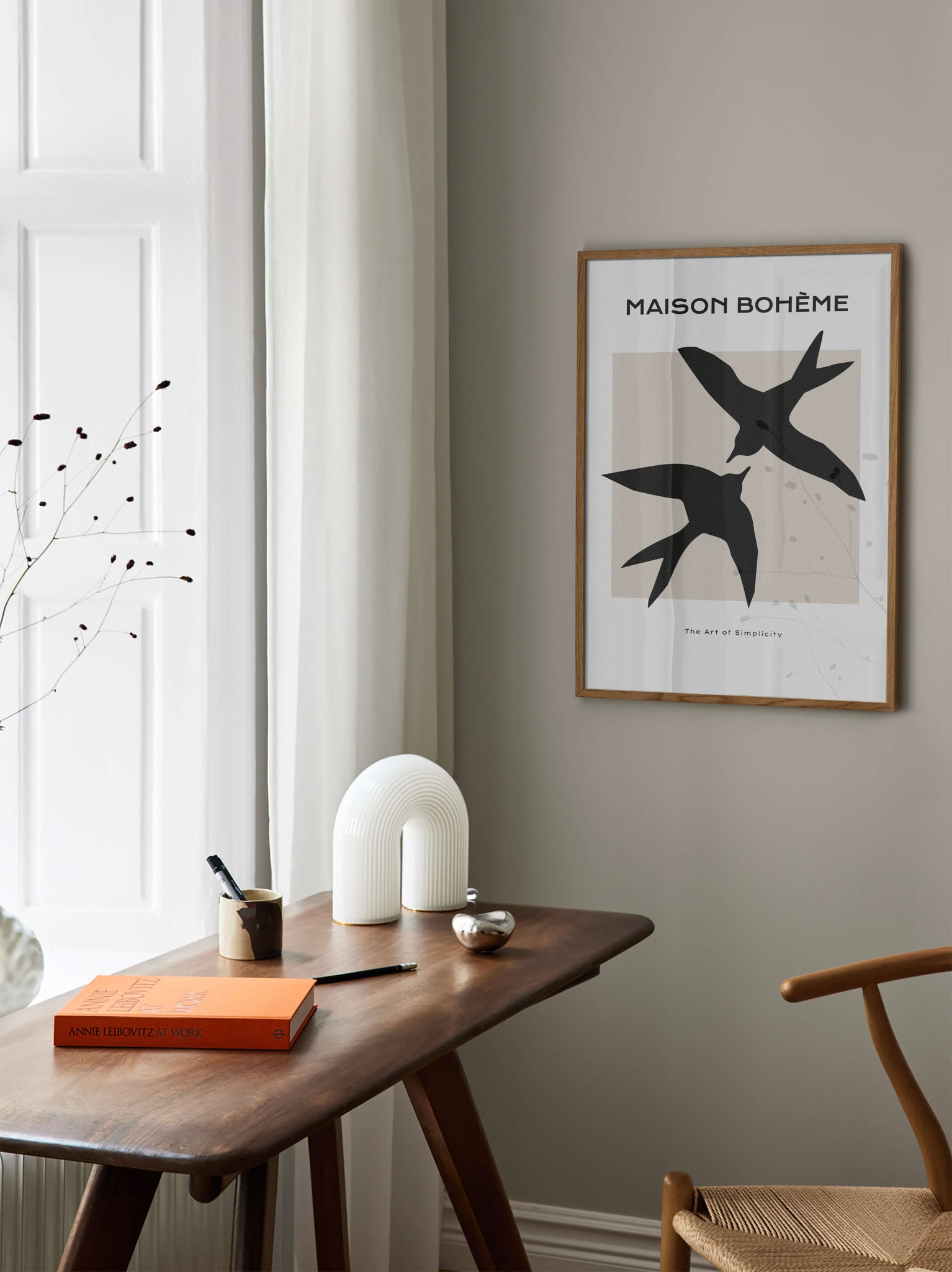 Two Birds Neutral Poster
