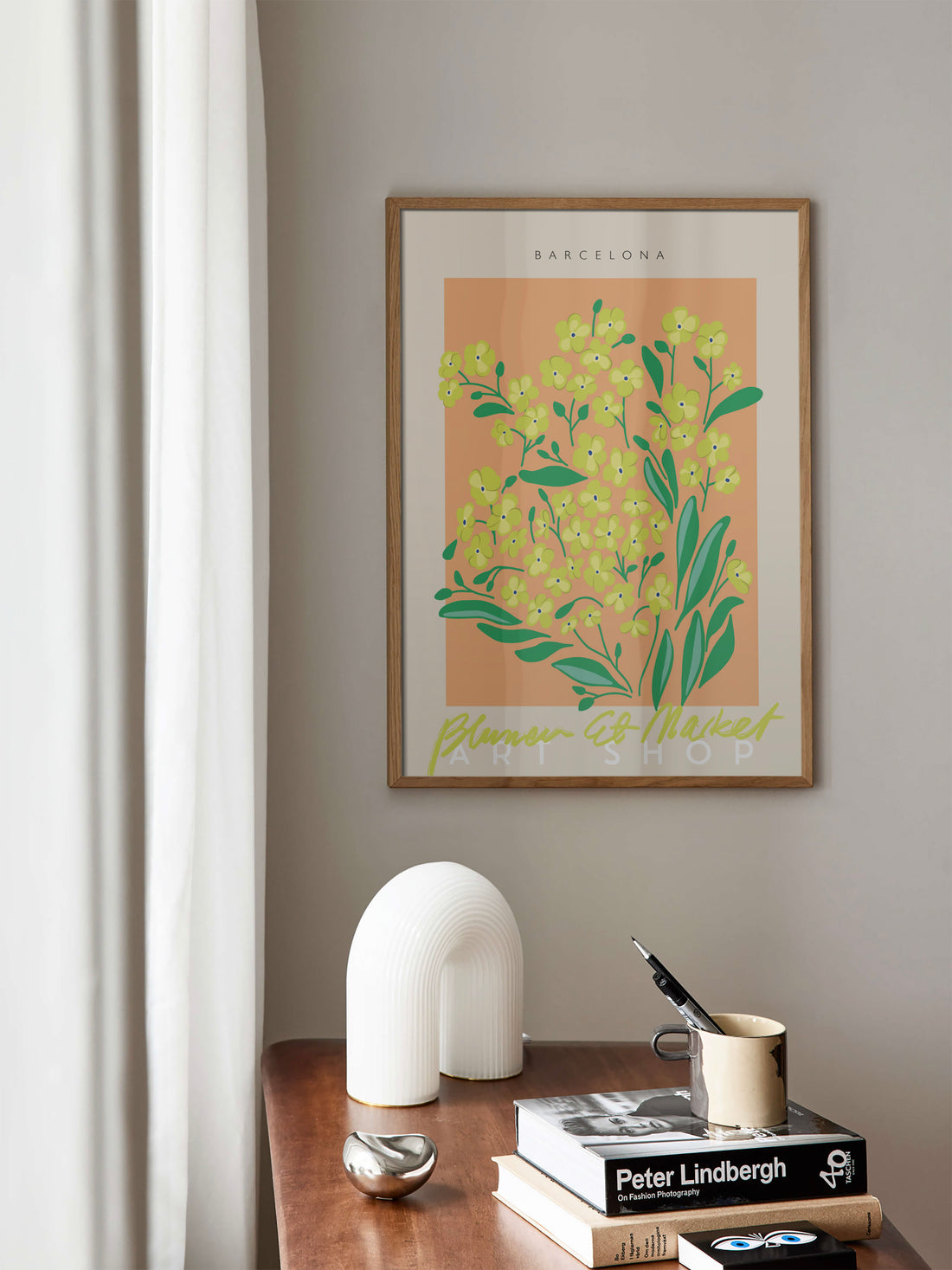 Barcelona Flower Marker