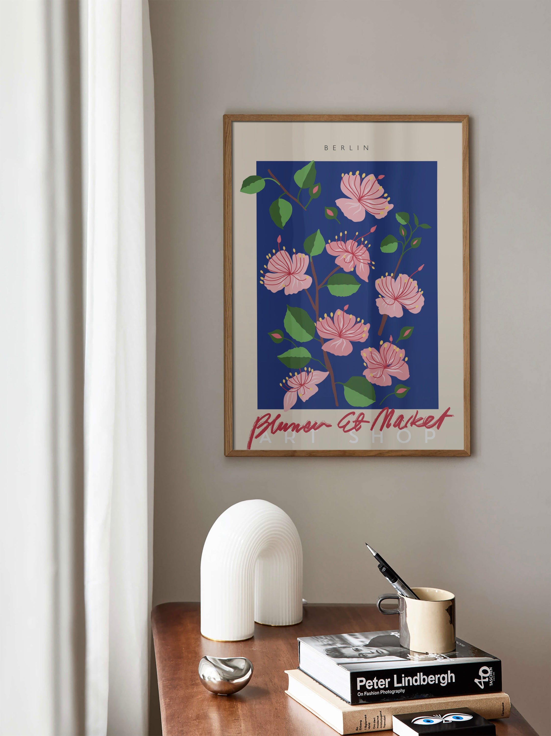 Berlin Flower Market Poster