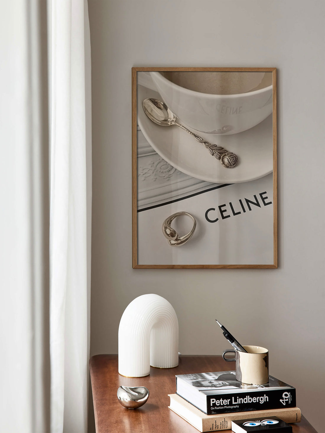 Warm Celine Fashion Poster