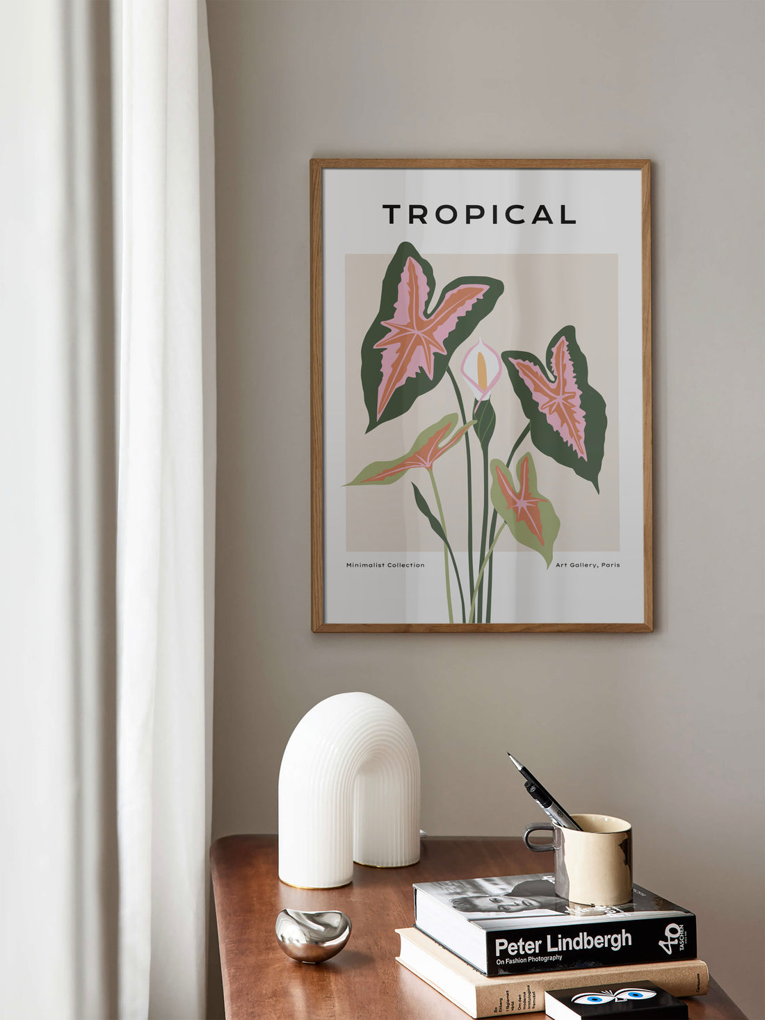 Pink & Green Tropical Plants