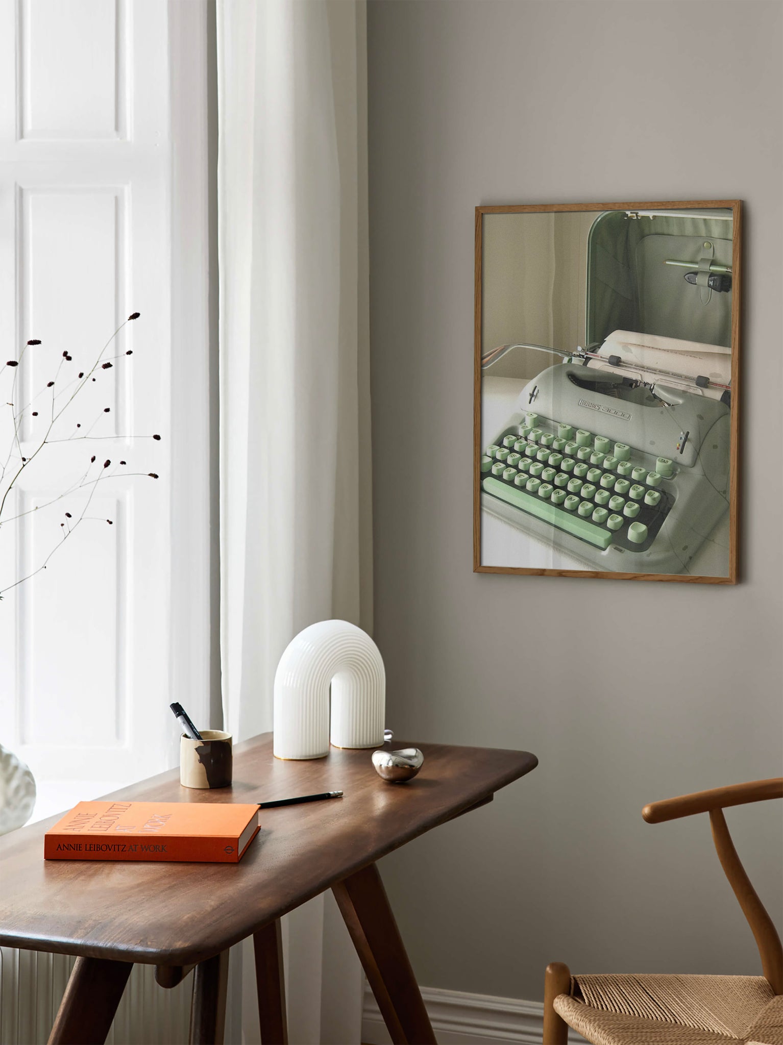 Green Typewriter poster