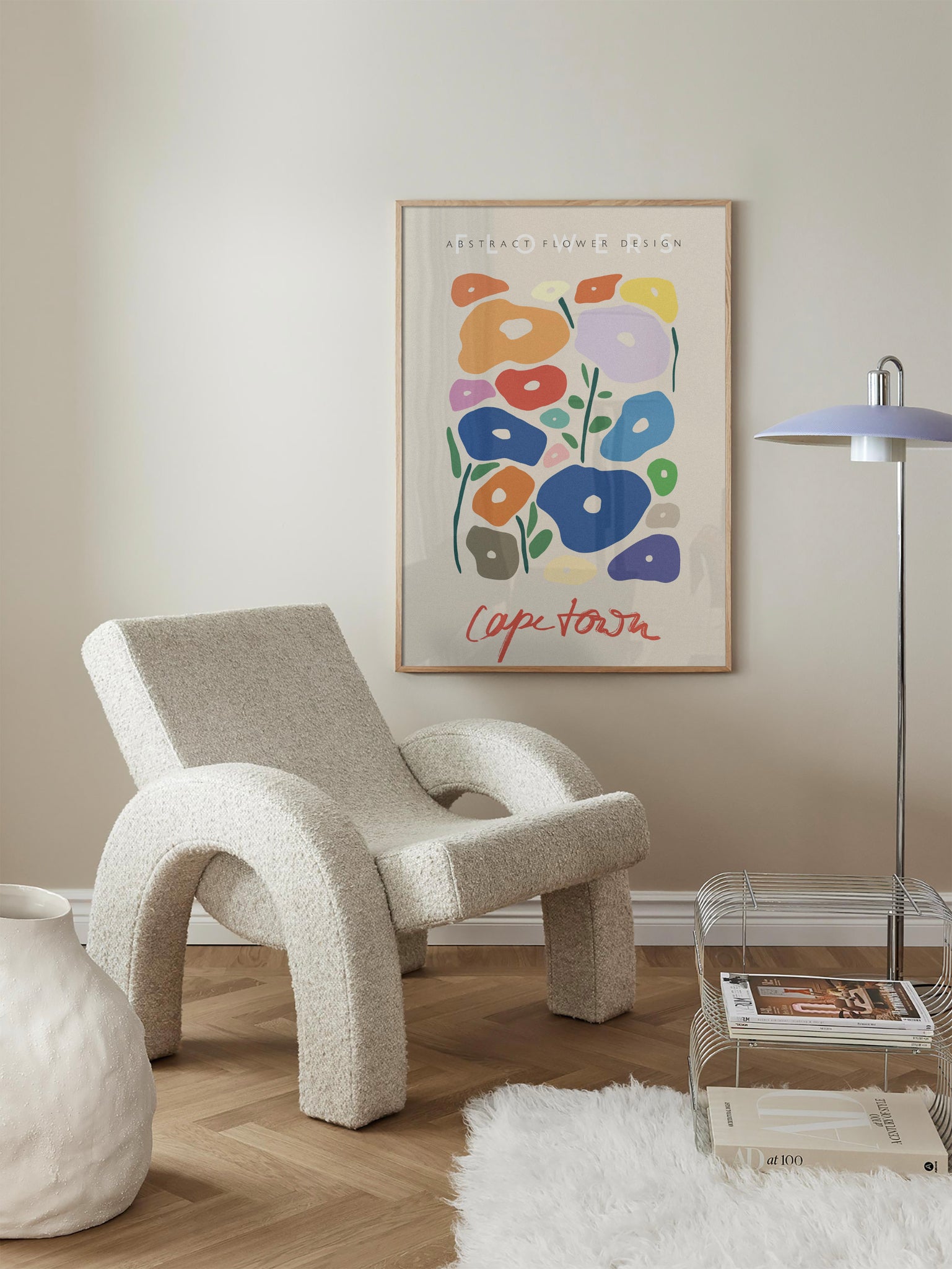 Capetown Flowers Poster