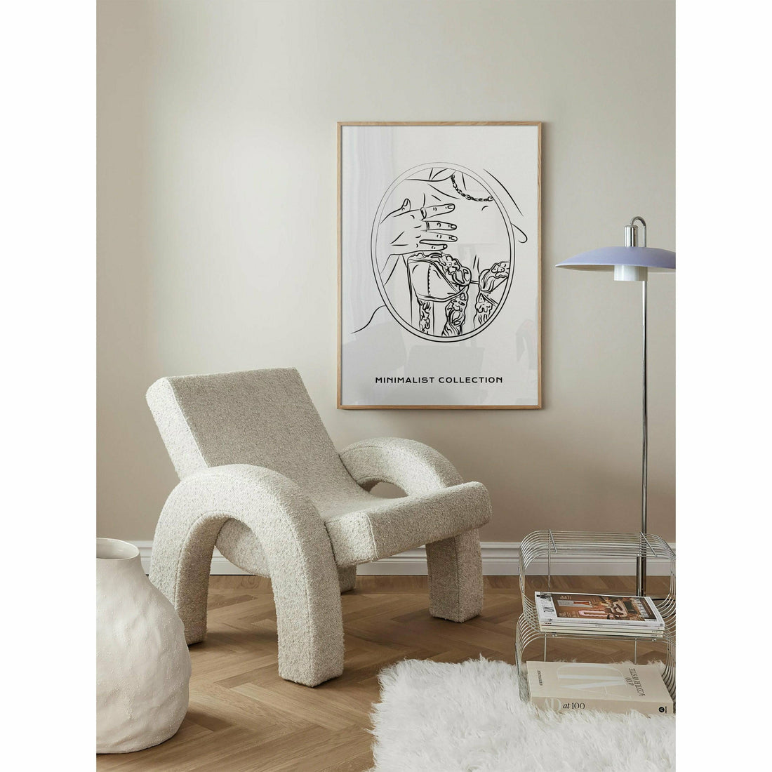 Minimalist Bust Bedroom Poster