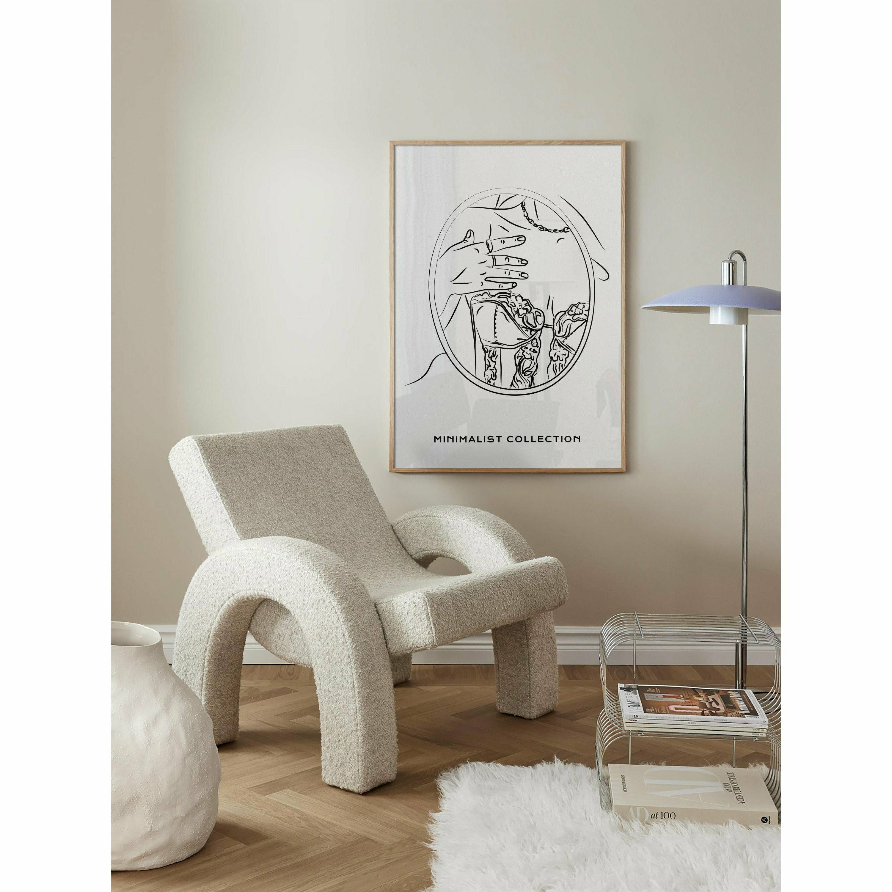 Minimalist Bust Bedroom Poster