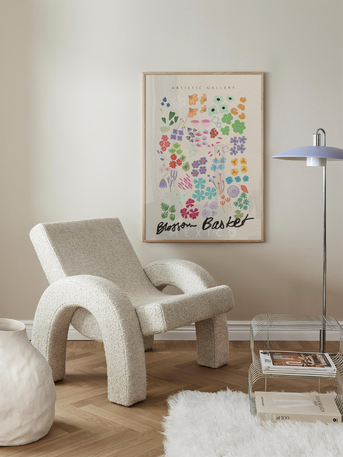 Mexico Blossom Basket