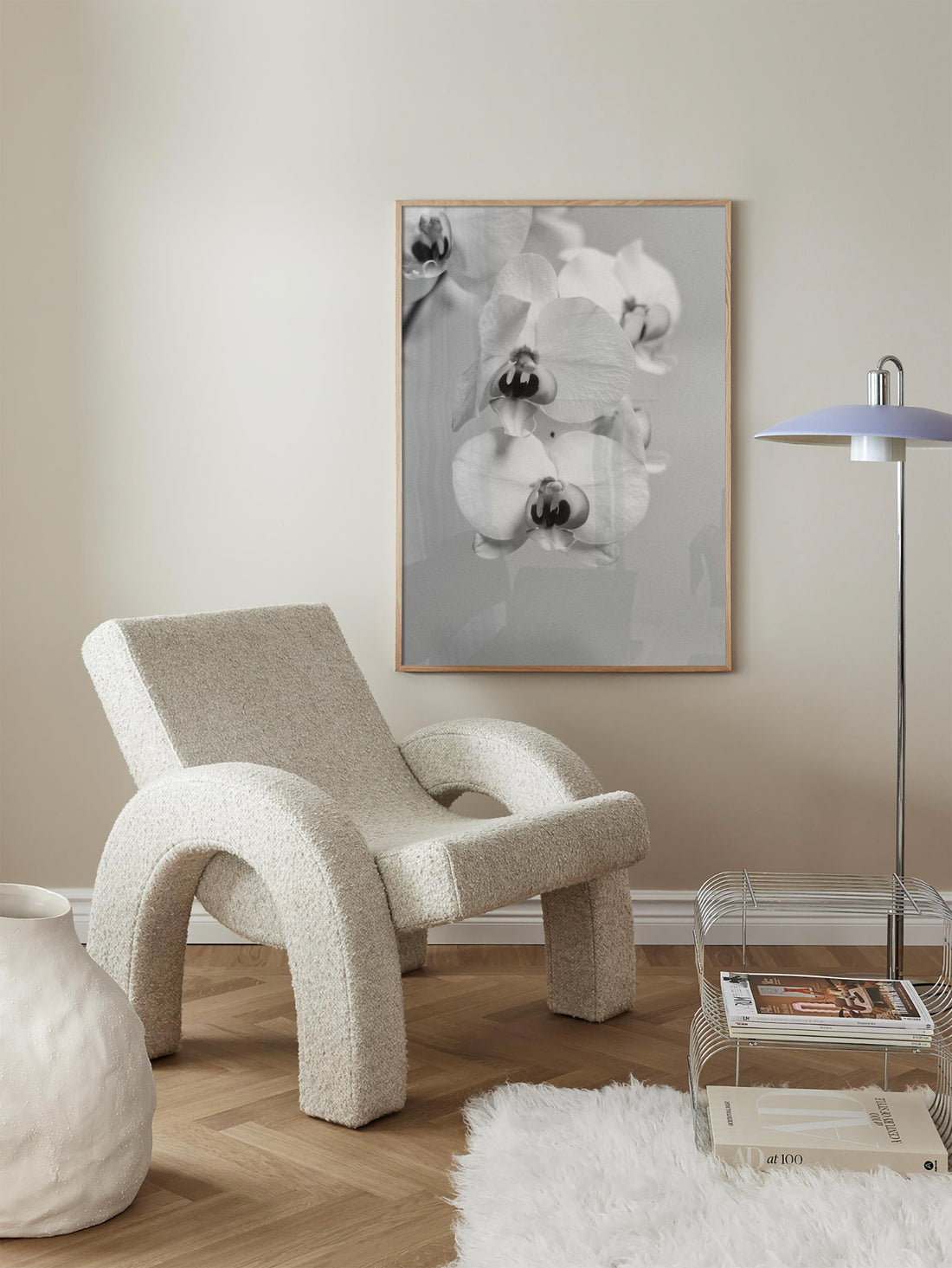 Black & White Orchid