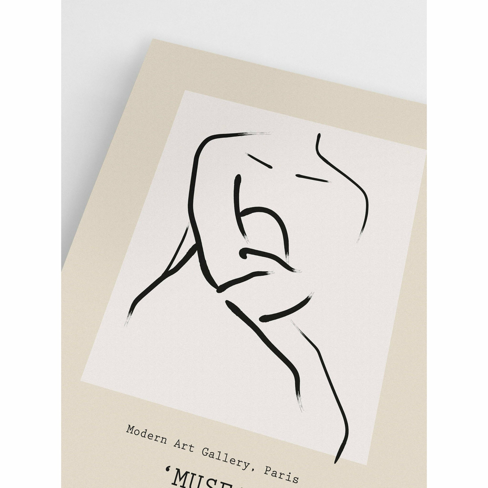 Muse Modern Bedroom Poster