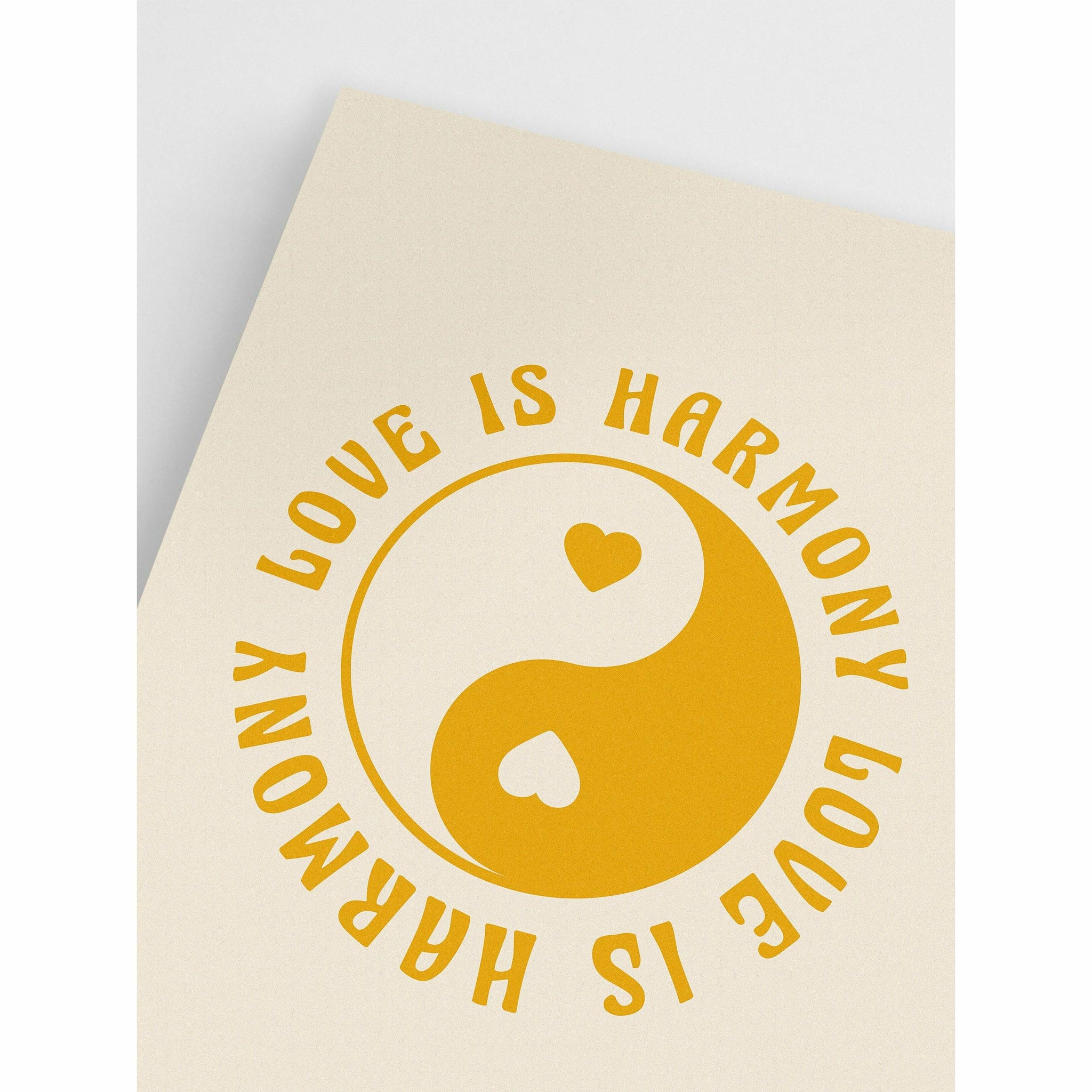 Love is harmony Poster