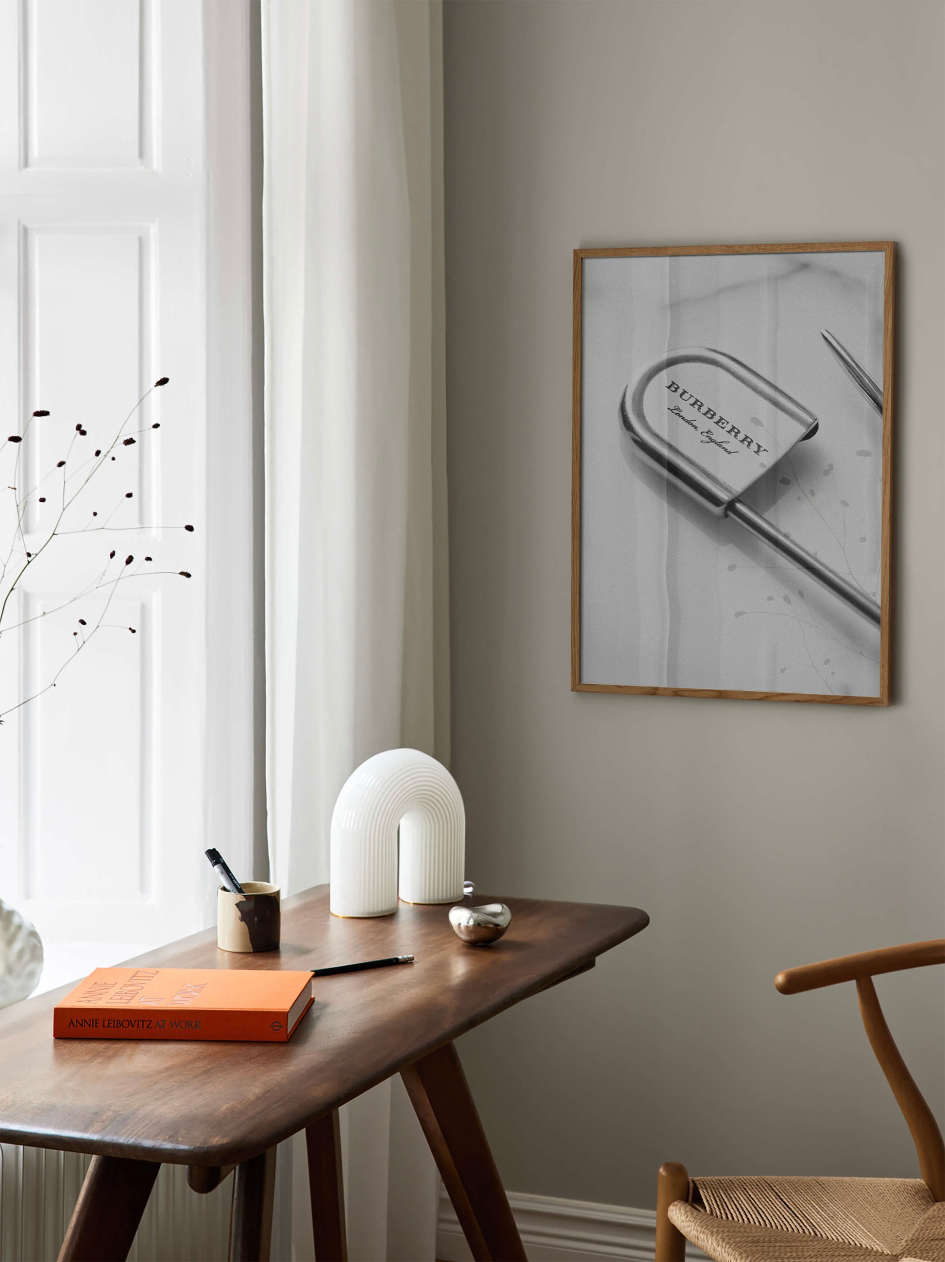 Burberry Safety Pin poster