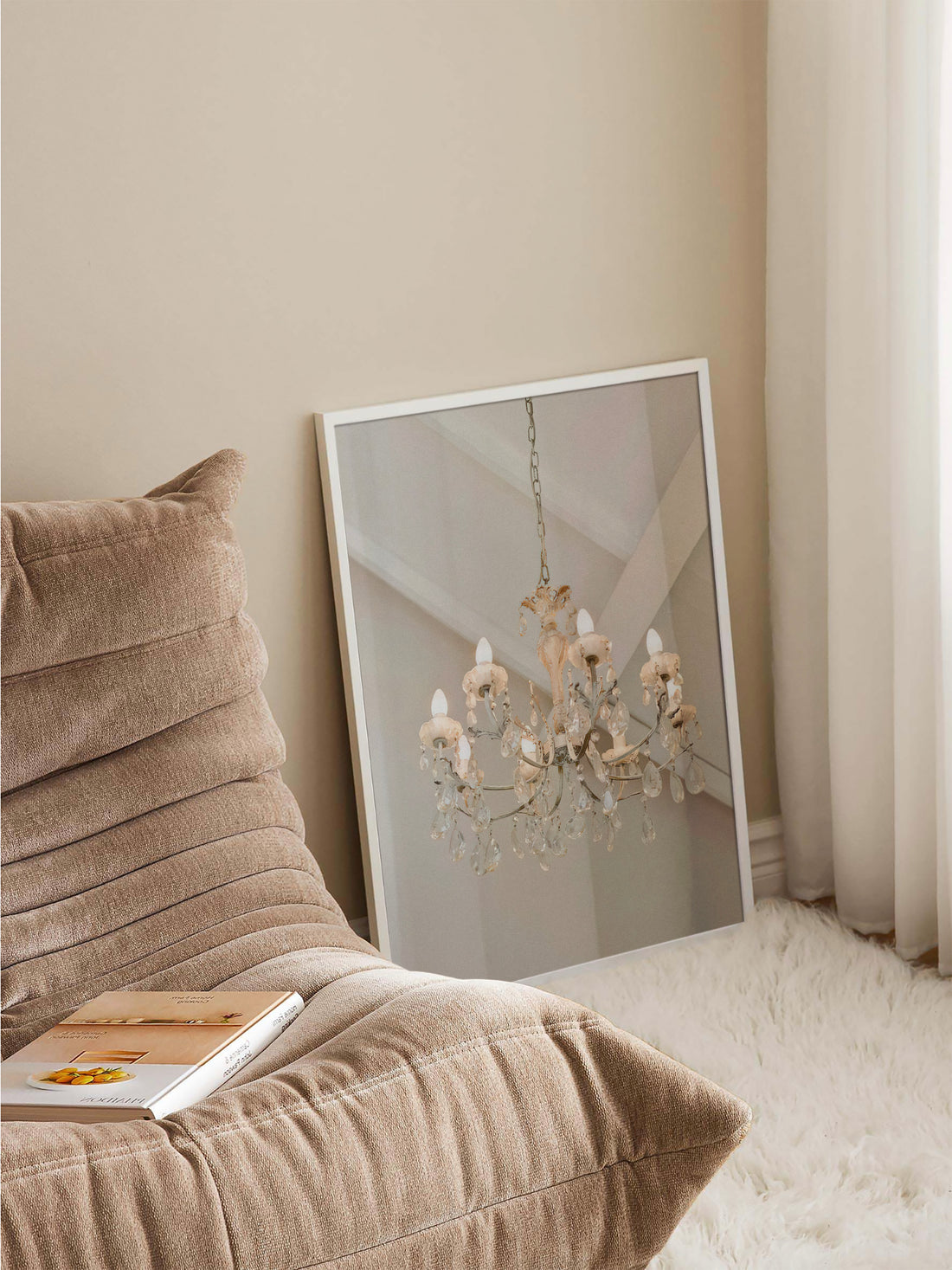 Beige Chandelier