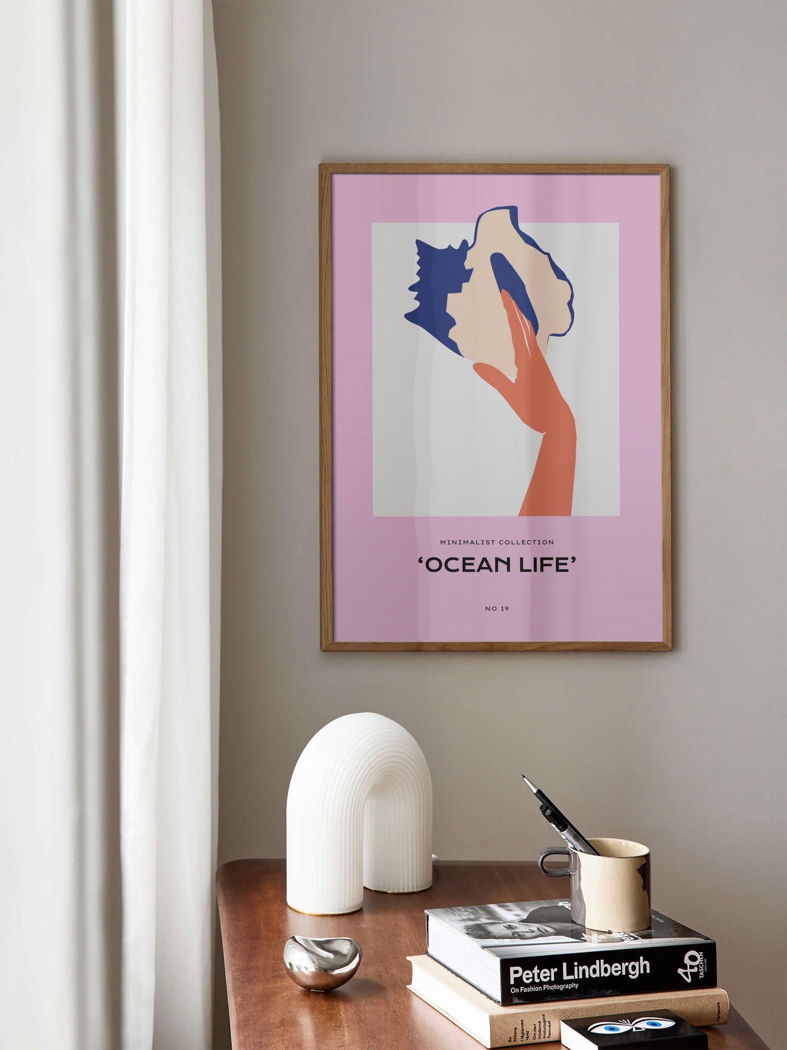 Sea Life Plant Poster